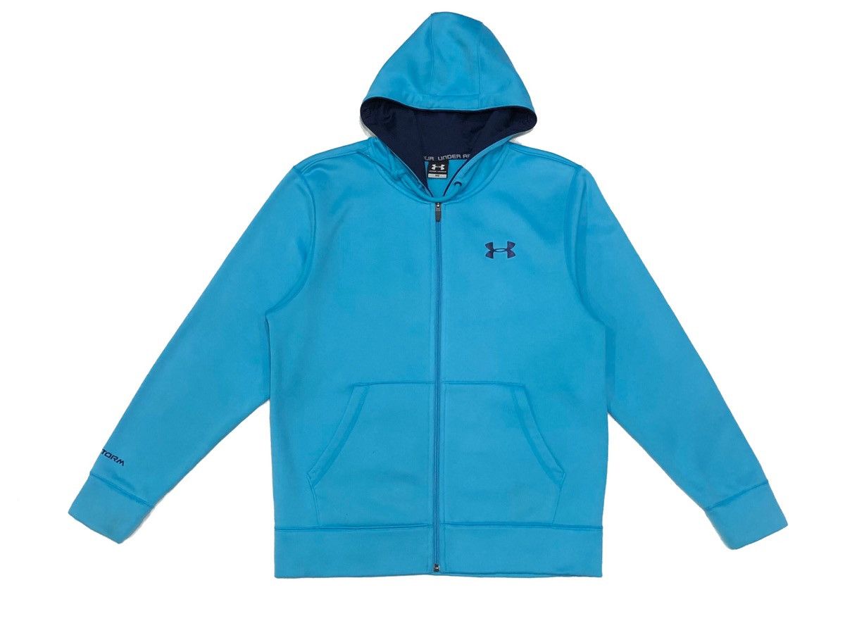 Under Armour Under Armour Rival Fitted Full Zip Hoody Jacket Mens Size US M / EU 48-50 / 2 - 2 Thumbnail