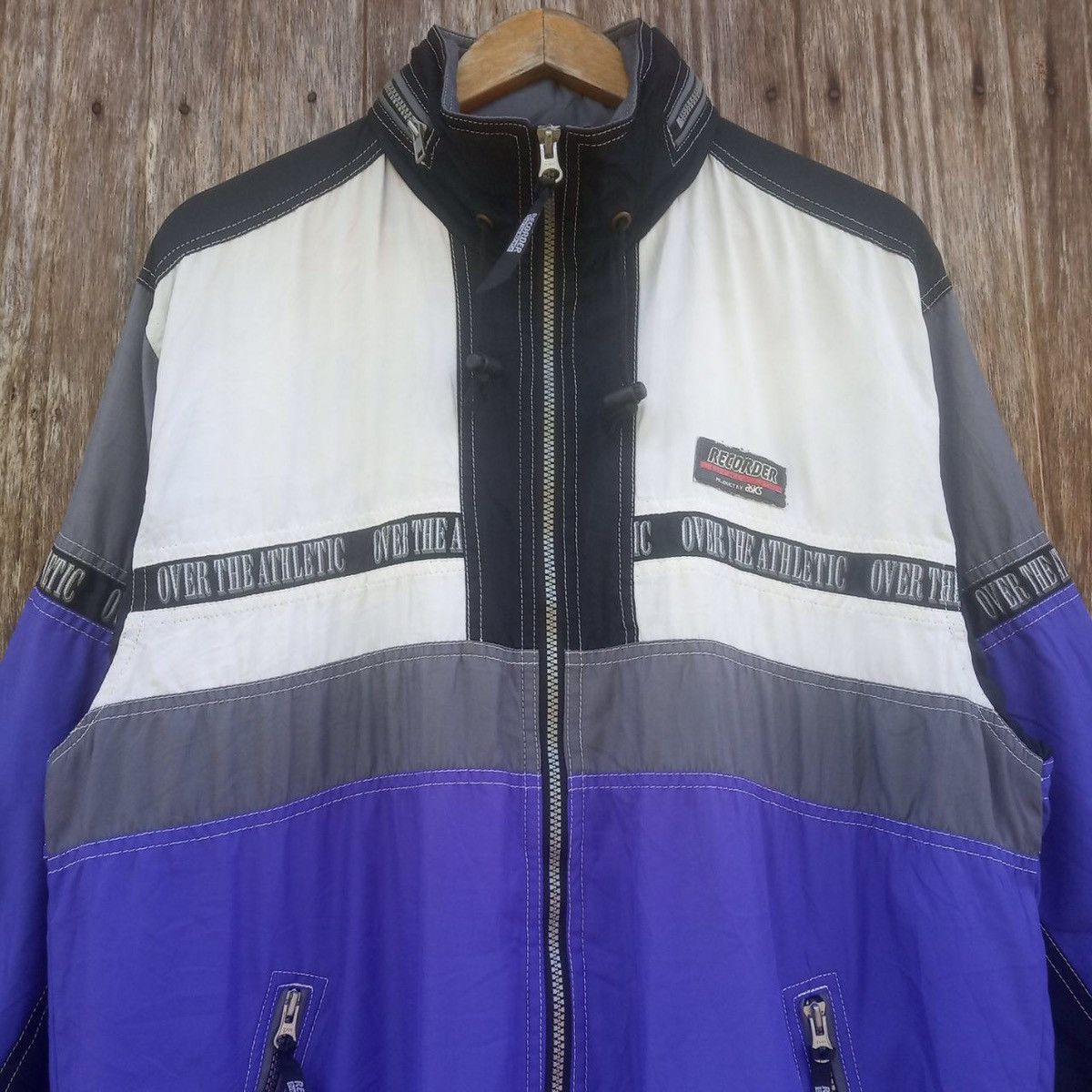 Vintage ASICS Sport Japan Recorder Windbreaker Jacket