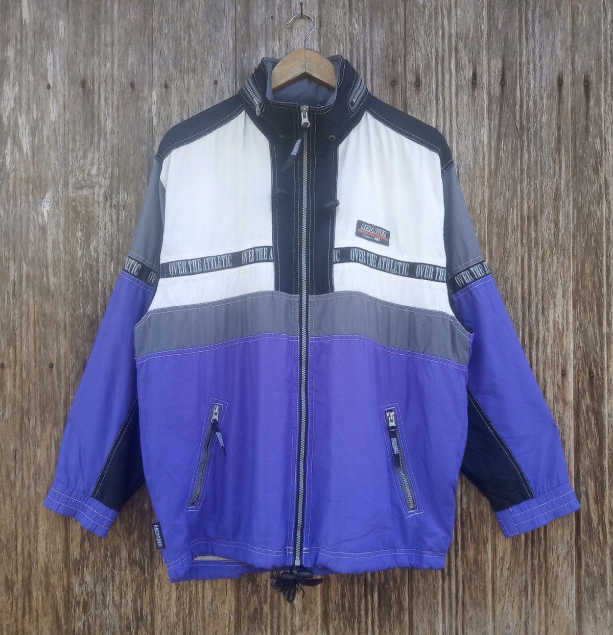Vintage ASICS Sport Japan Recorder Windbreaker Jacket