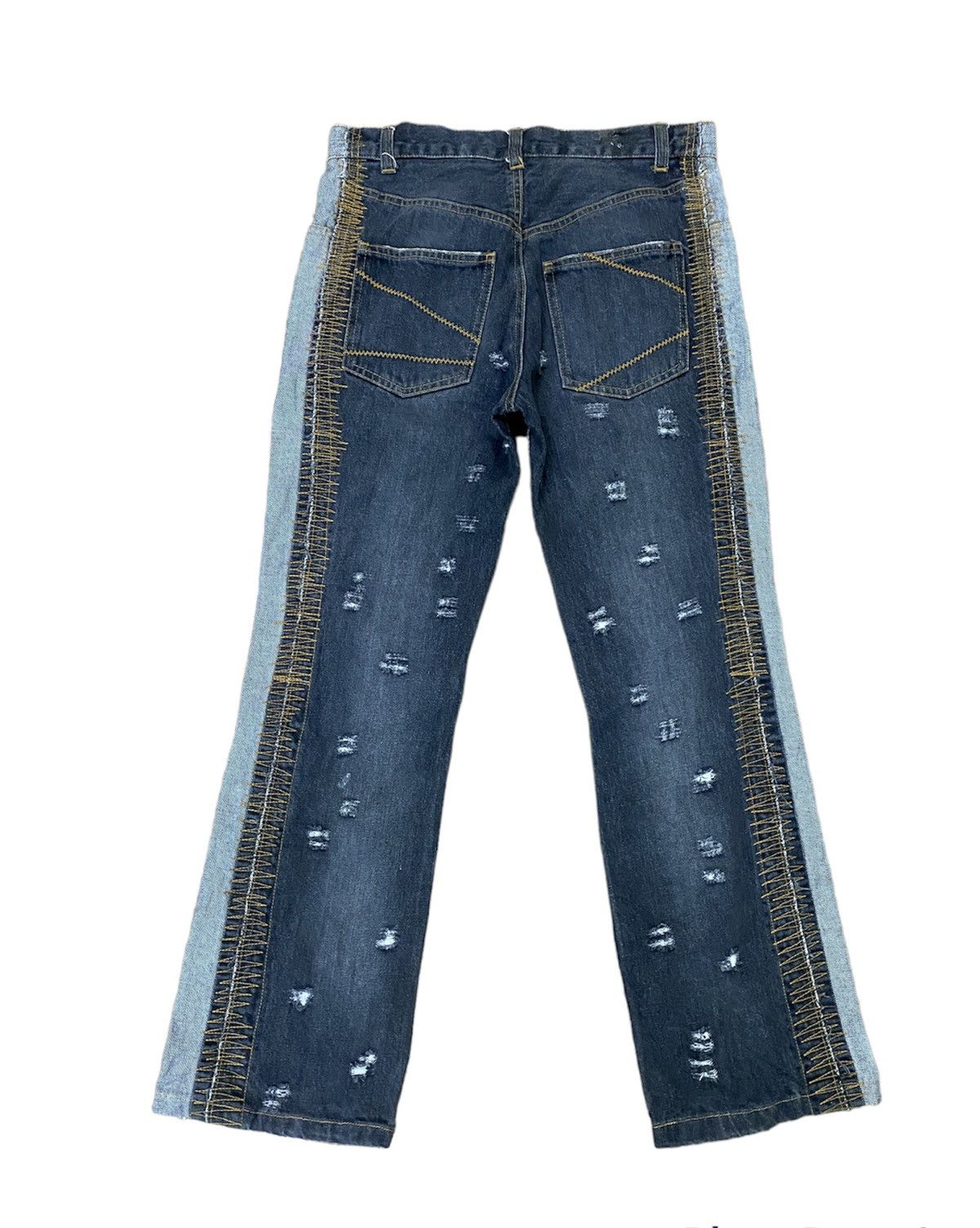 Hysteric Glamour VINTAGE BERNINGS SHO SEDITIONARIES DISTRESSED DENIM Size US 29 - 2 Thumbnail