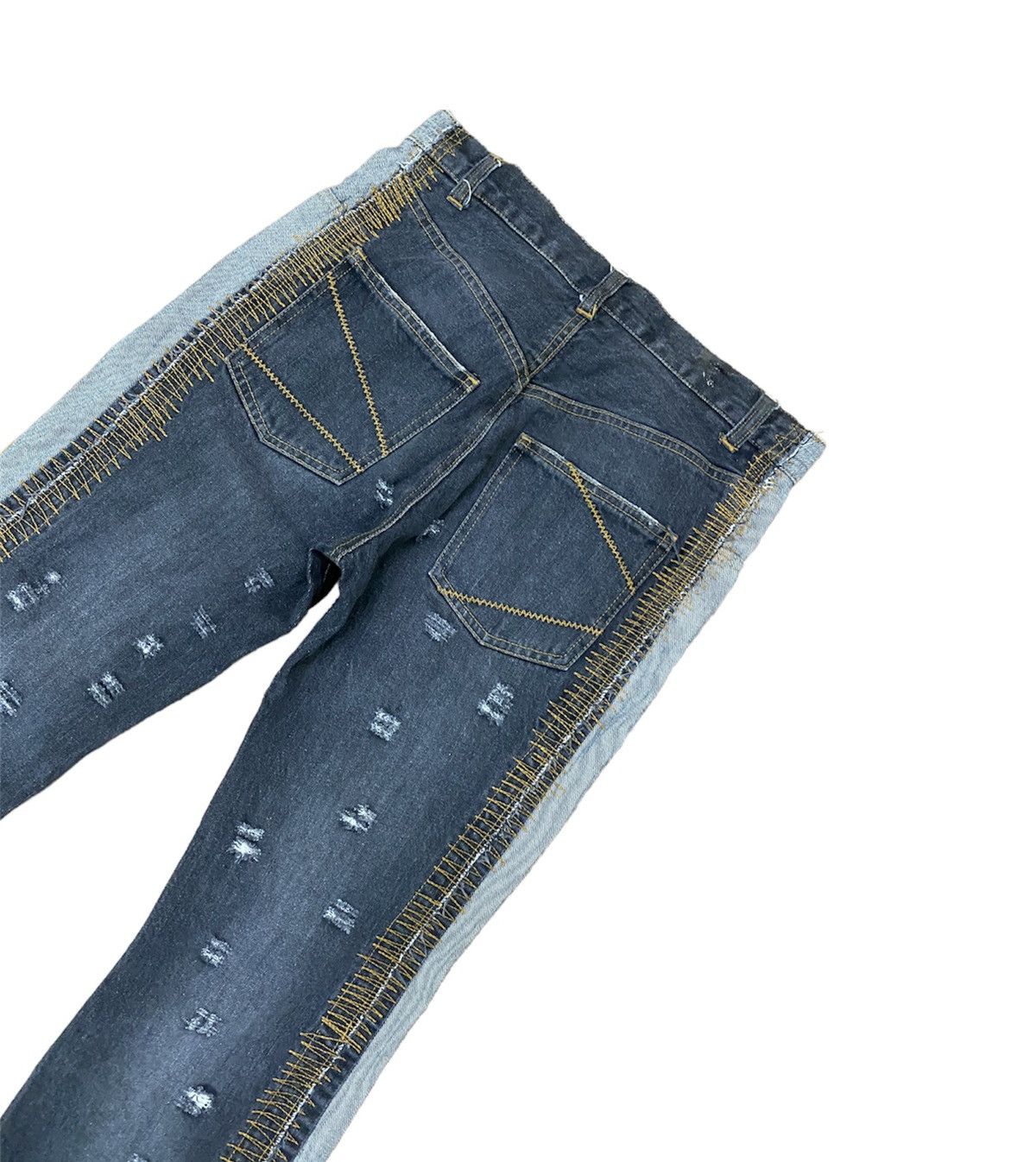 Hysteric Glamour VINTAGE BERNINGS SHO SEDITIONARIES DISTRESSED DENIM Size US 29 - 7 Thumbnail