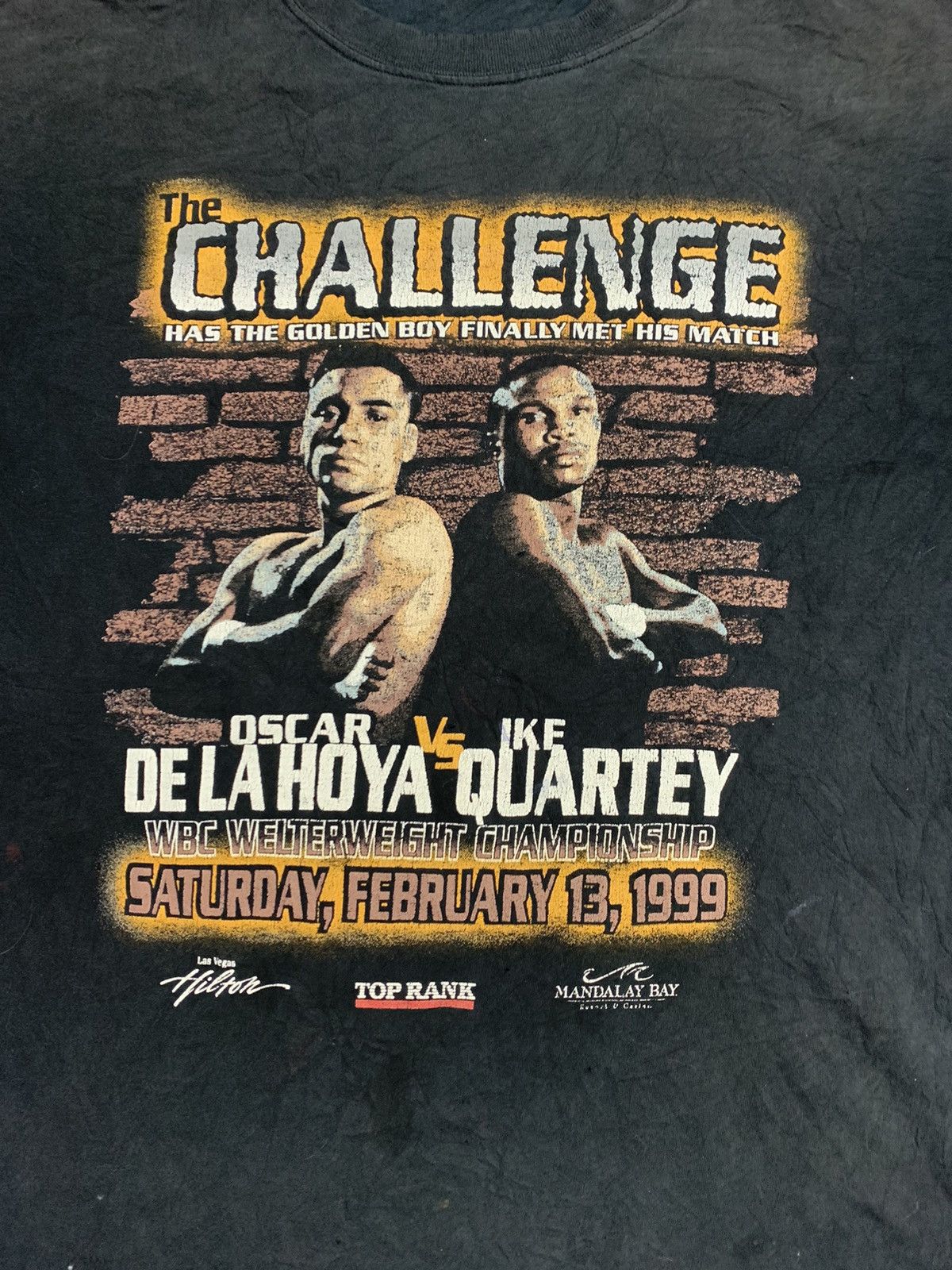 CHALLENGER Vintage 90s The chalenger Oscar de la hoya bs ike quartey Size US XL / EU 56 / 4 - 7 Thumbnail