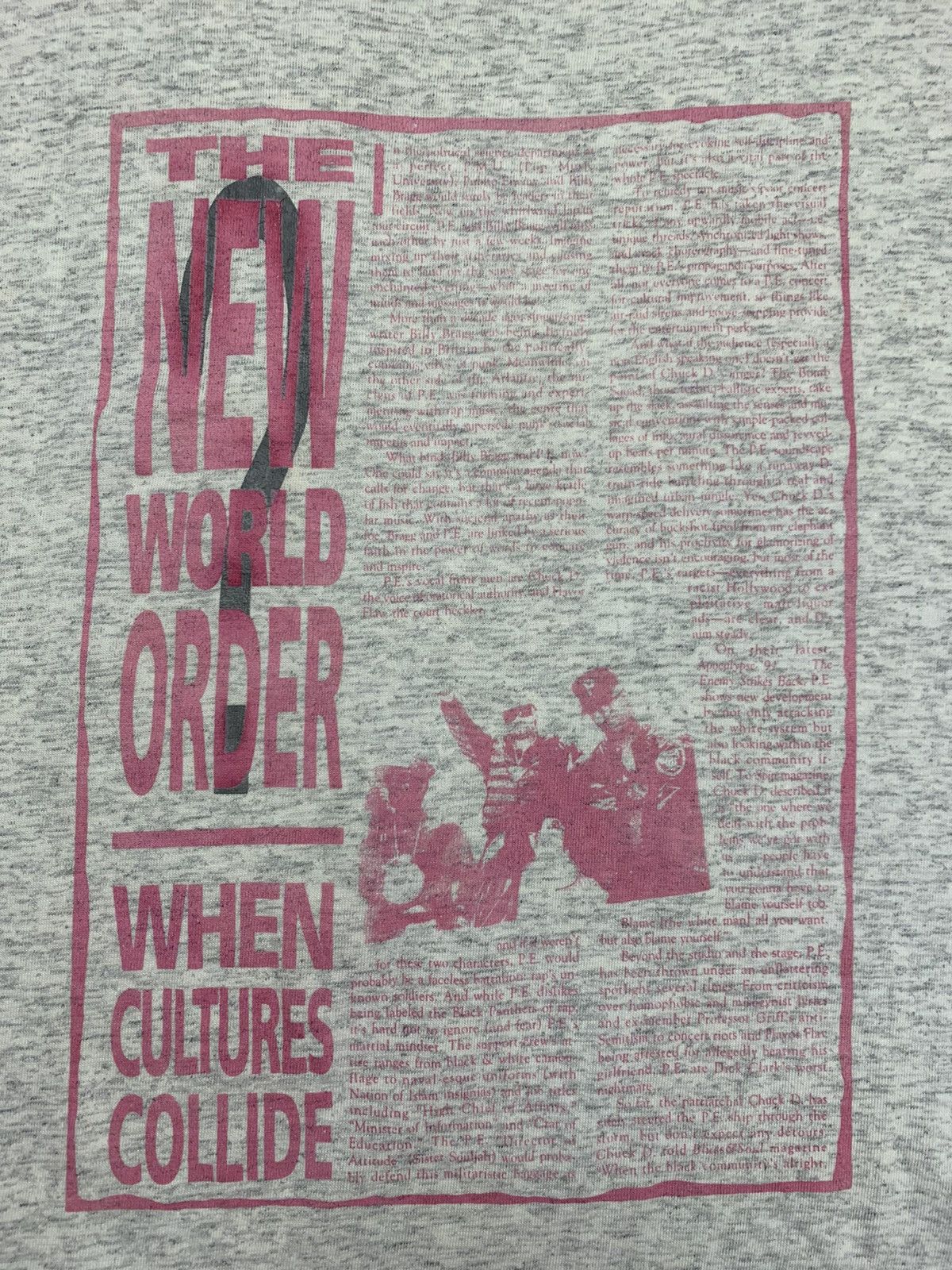 Public Enemy Vintage The new world order public enemy Size US L / EU 52-54 / 3 - 4 Thumbnail