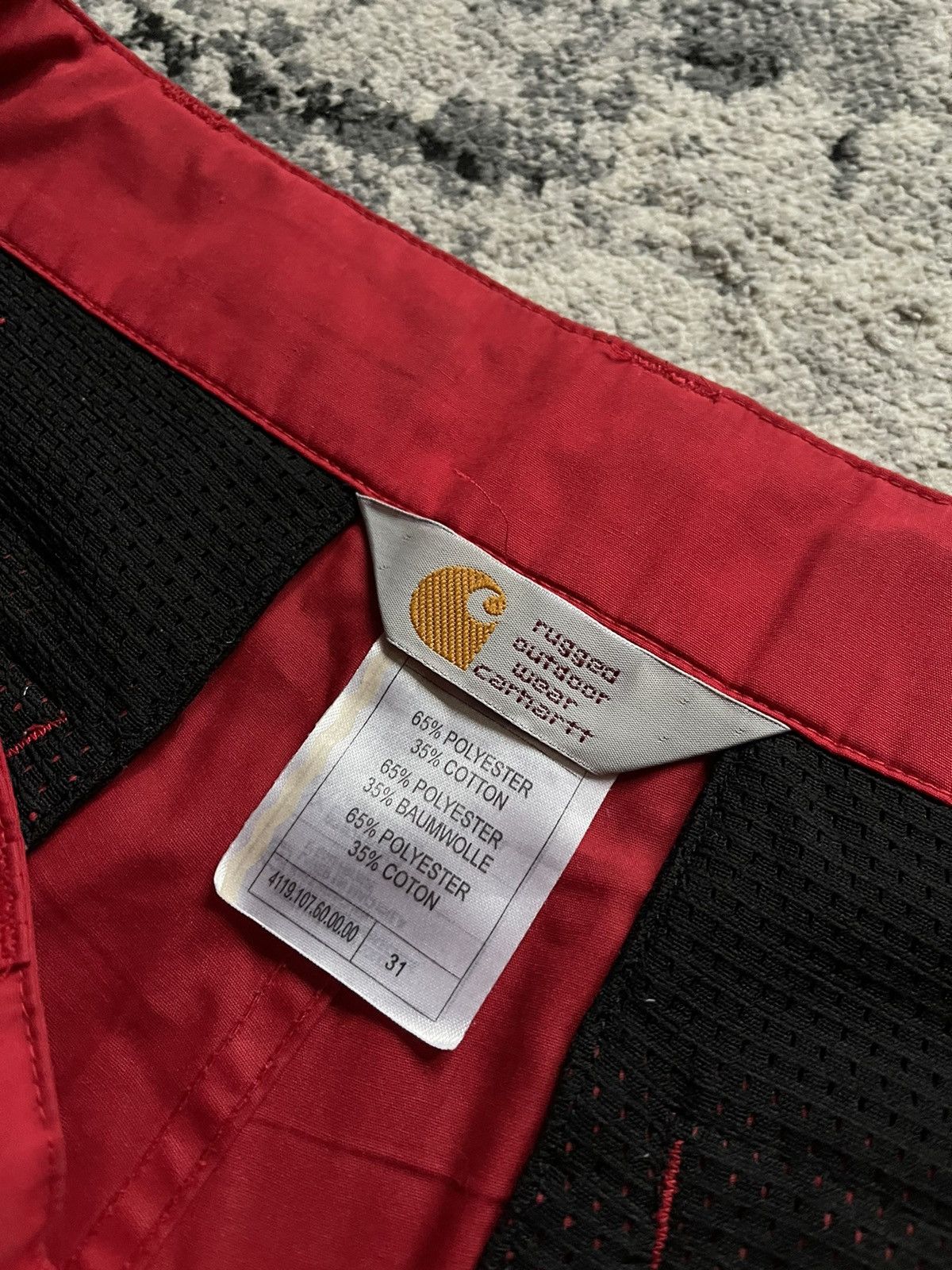 Carhartt × Carhartt Wip Carhartt Shorts Red size 31 Size US 31 - 4 Thumbnail