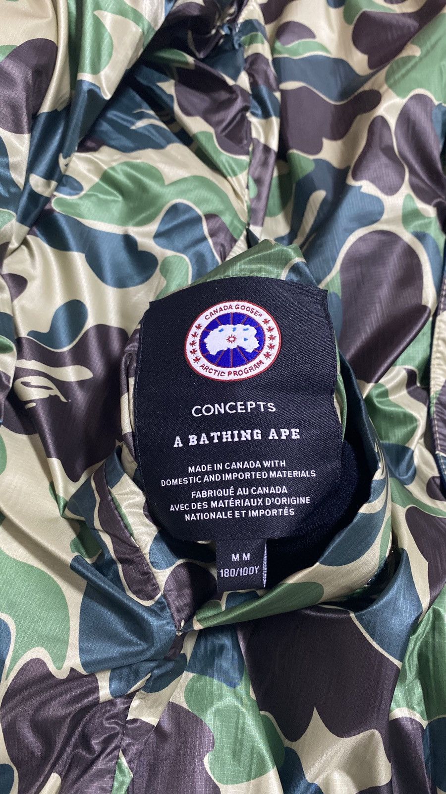 Bape × CNCPTS × Canada Goose A Bathing Ape X Canada Goose X Concepts Reversible Jacket M Size US M / EU 48-50 / 2 - 10 Thumbnail