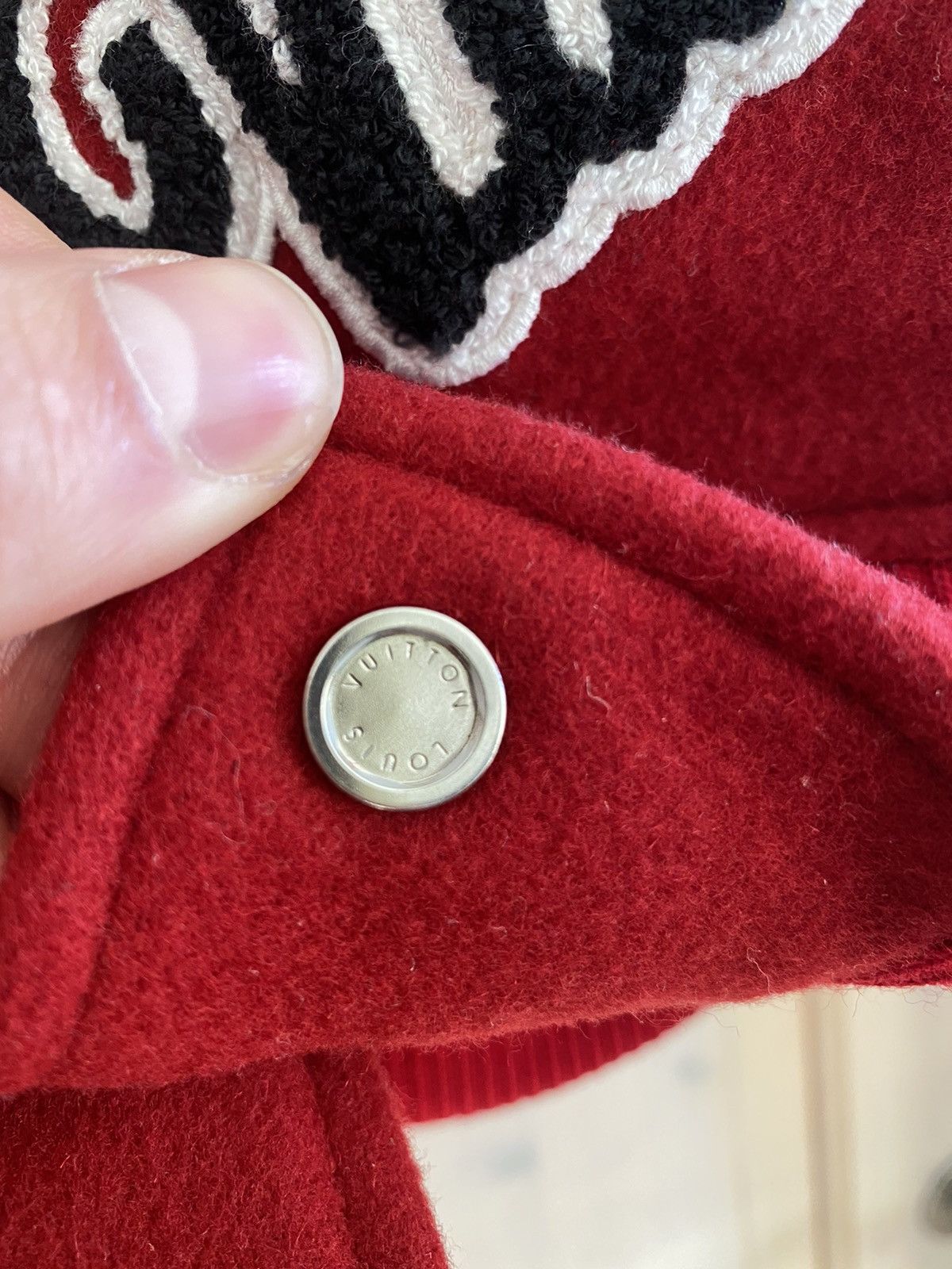 Louis Vuitton TAKING OFFERS! FW19 Martin Luther King Red Varsity Jacket Size US M / EU 48-50 / 2 - 4 Thumbnail