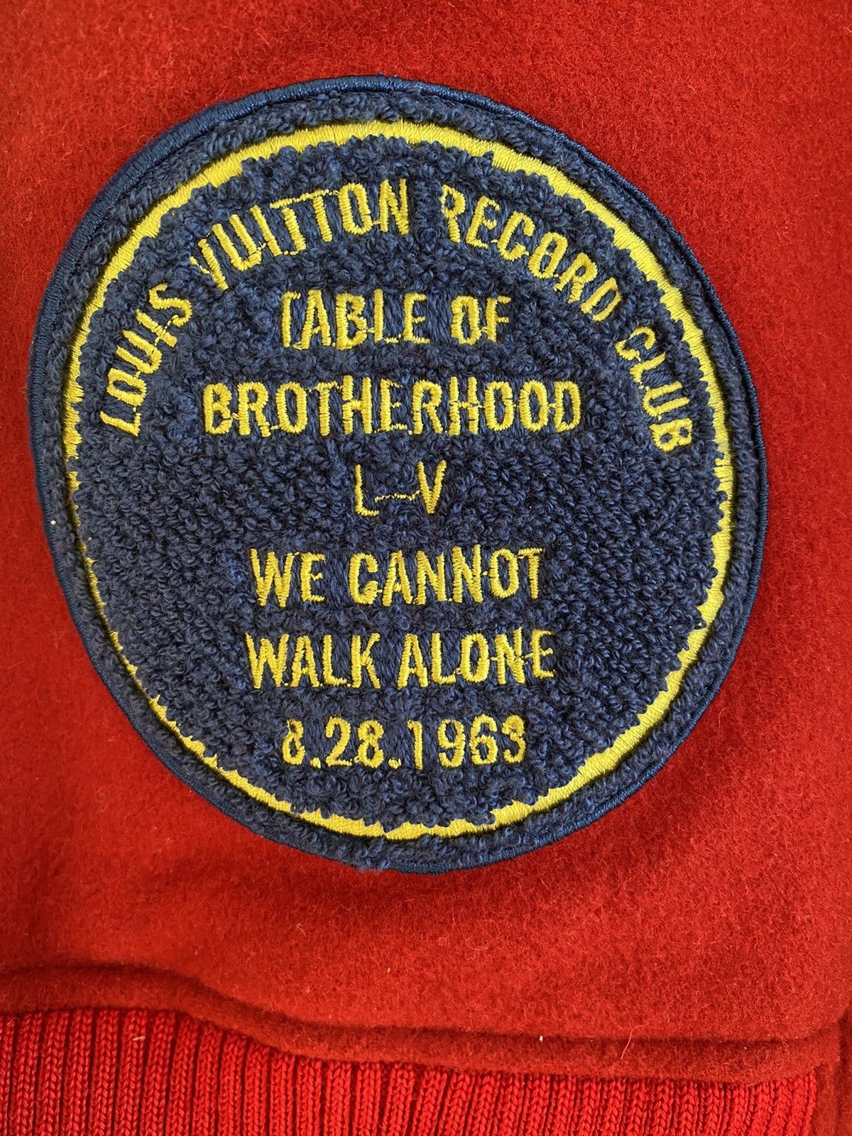 Louis Vuitton TAKING OFFERS! FW19 Martin Luther King Red Varsity Jacket Size US M / EU 48-50 / 2 - 12 Thumbnail