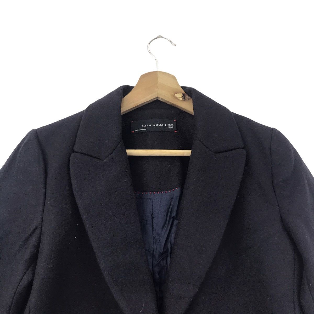 Zara ZARA WOMEN Long Wool Trench Coat Size XS / US 0-2 / IT 36-38 - 2 Thumbnail