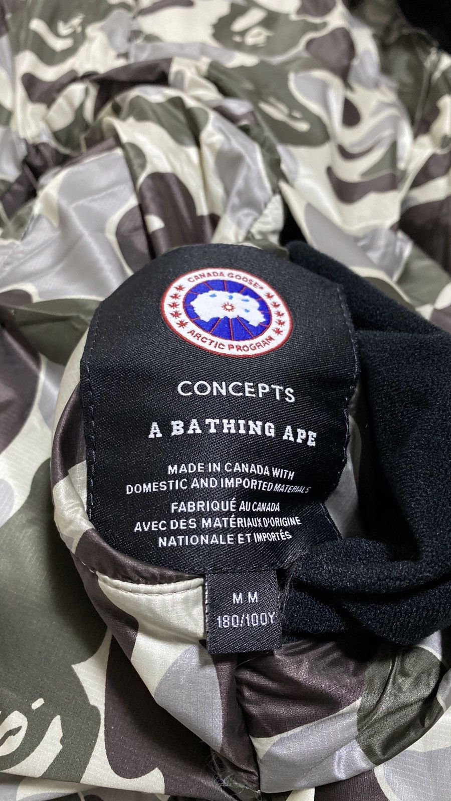 Bape × CNCPTS × Canada Goose A Bathing Ape X Canada goose X Concepts Reversible M Size US M / EU 48-50 / 2 - 11 Thumbnail