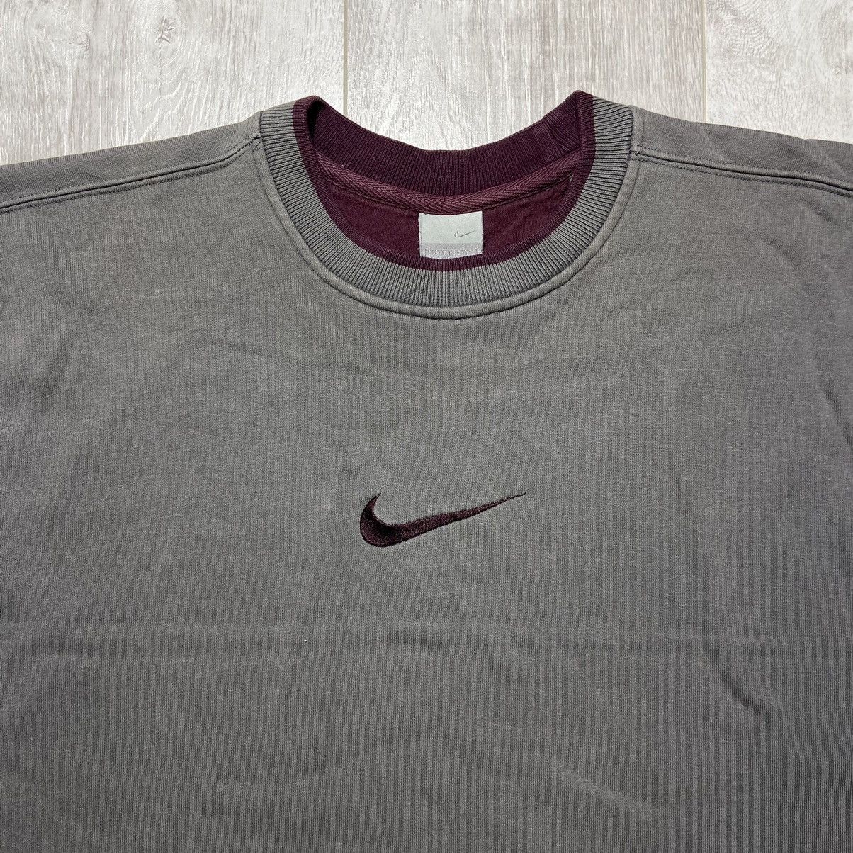 Nike Vintage Y2K Nike Central Swoosh Sweatshirt Size US XL / EU 56 / 4 - 2 Thumbnail