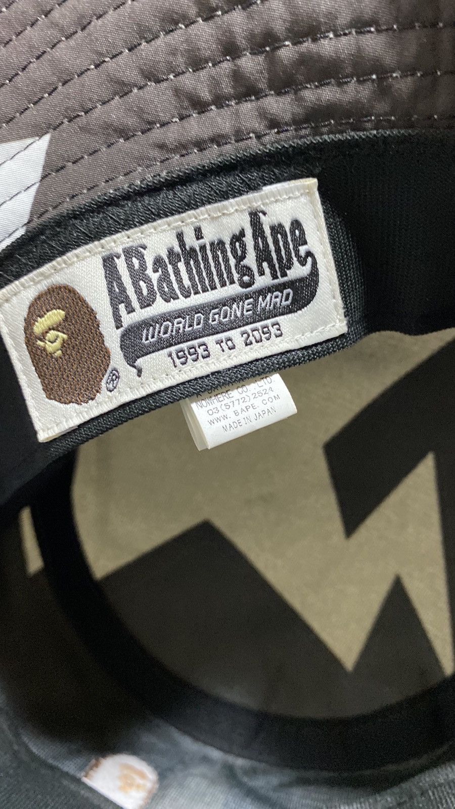 Bape A Bathing Ape Bapesta Bucket Hat Size ONE SIZE - 10 Thumbnail