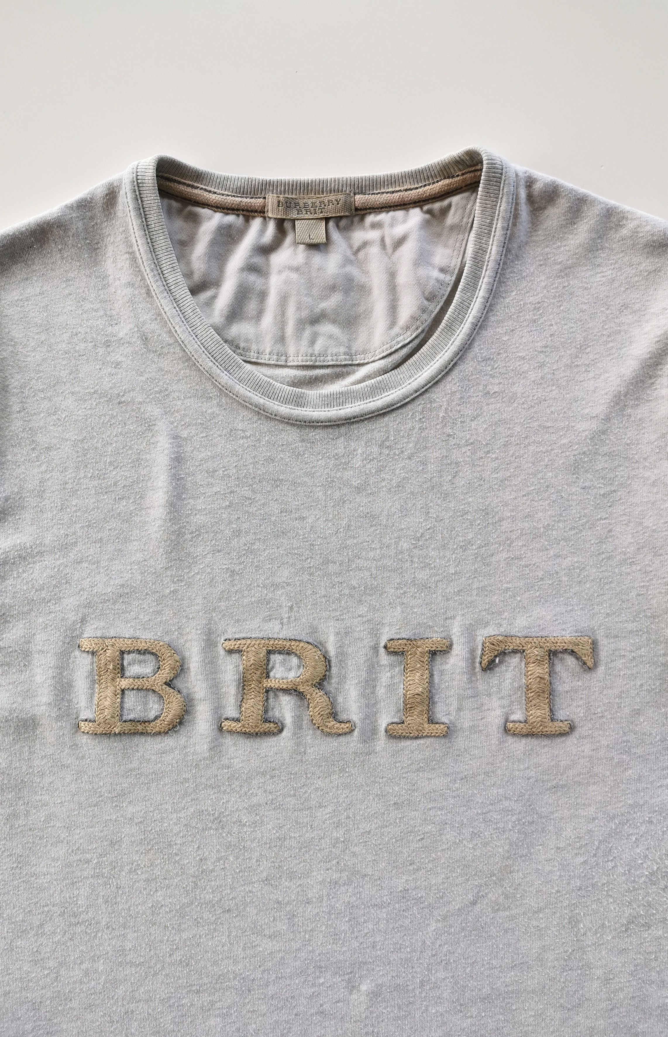 Burberry Burberry Brit Embroidery Slim Fit Tshirt Size US L / EU 52-54 / 3 - 4 Thumbnail