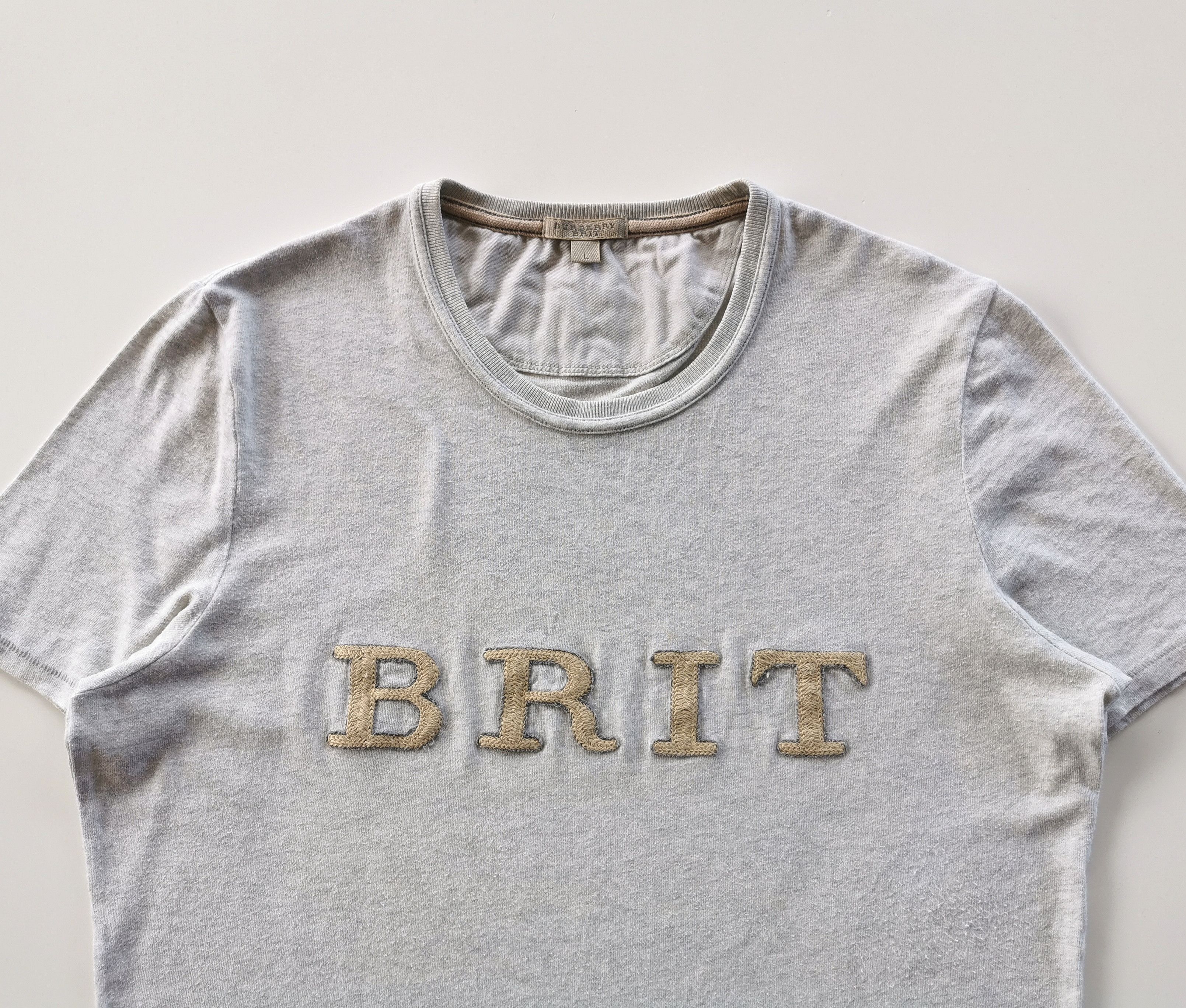 Burberry Burberry Brit Embroidery Slim Fit Tshirt Size US L / EU 52-54 / 3 - 2 Thumbnail
