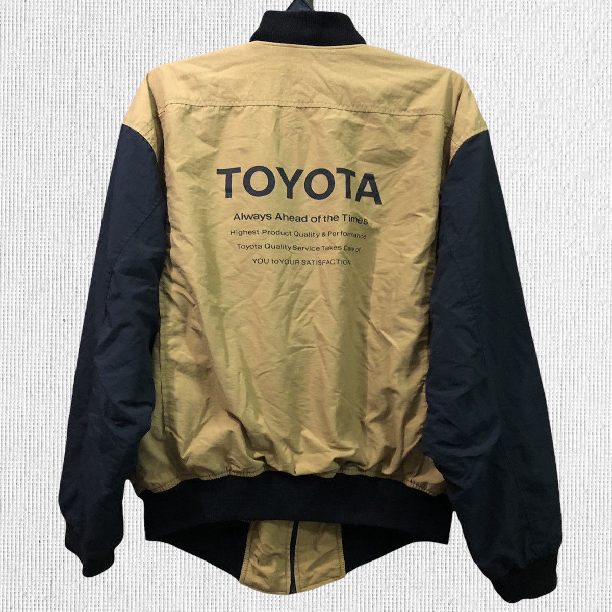 image of Sports Specialties x Vintage Toyota Racing Ma-1 Bomber Archive Jacket, Men's (Size Large)