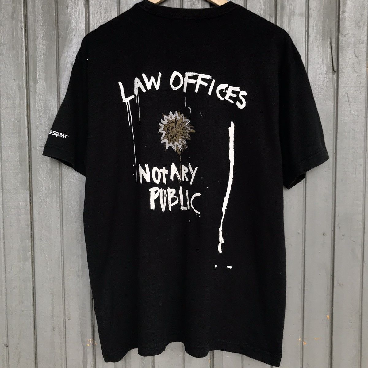 Jean-Michel Basquiat × Vintage 🔥Jean Michel Basquiat Offices art designer tshirt Size US XL / EU 56 / 4 - 2 Thumbnail