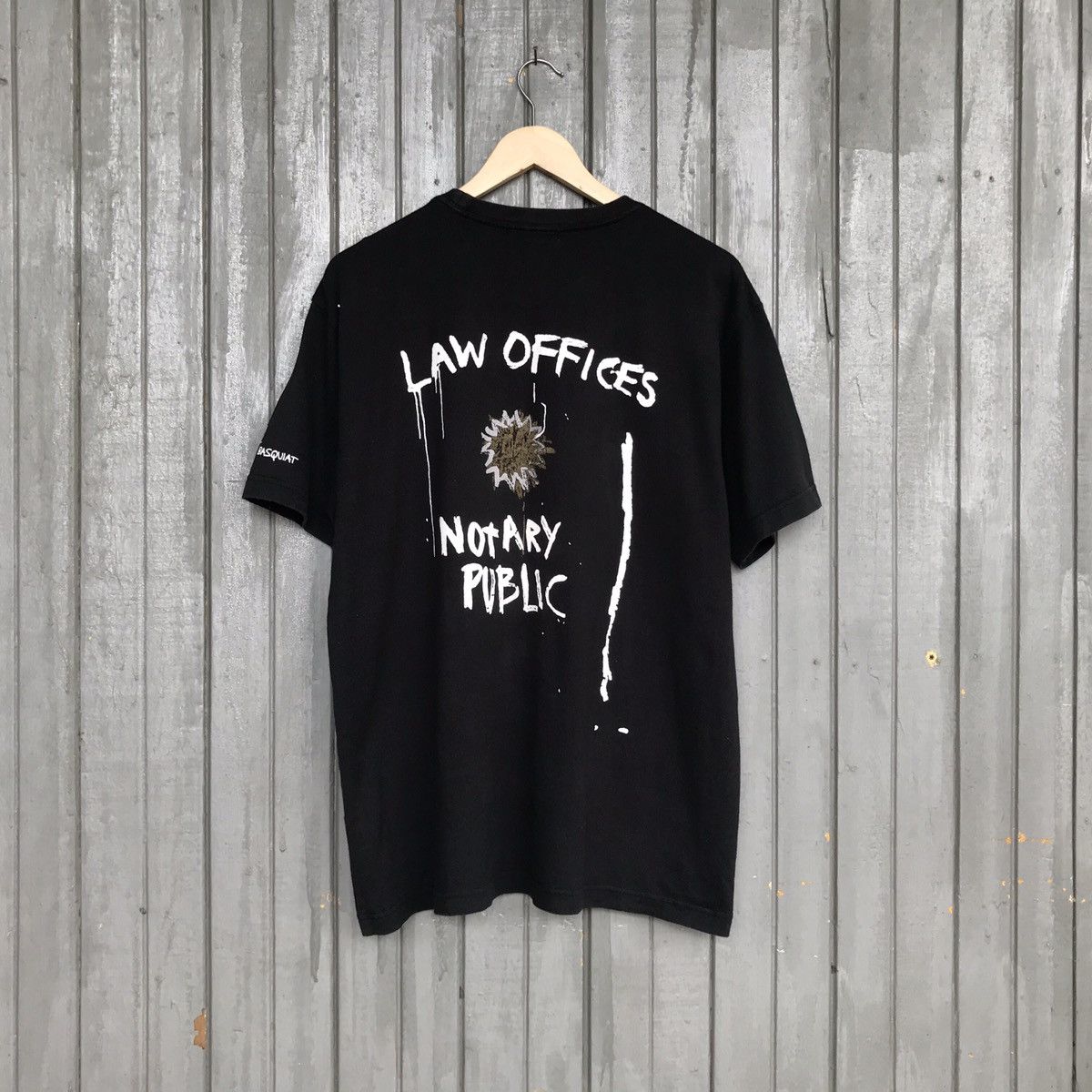 Jean-Michel Basquiat × Vintage 🔥Jean Michel Basquiat Offices art designer tshirt Size US XL / EU 56 / 4 - 1 Thumbnail