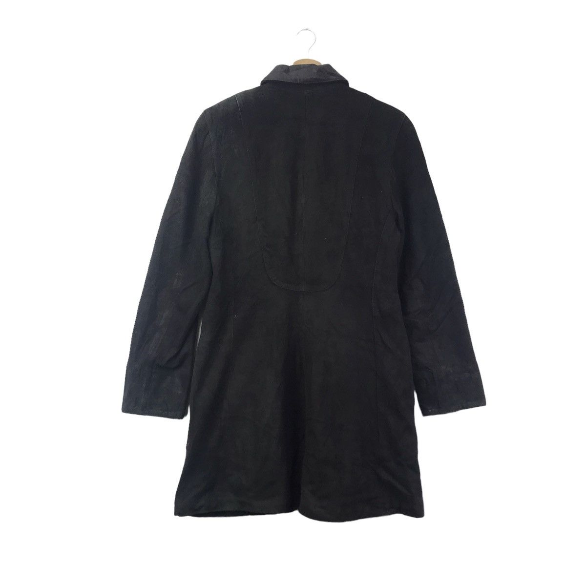 Vintage Vintage CAROLINE MOORE New Zealand Leather Over Coat Jacket Size S / US 4 / IT 40 - 7 Thumbnail