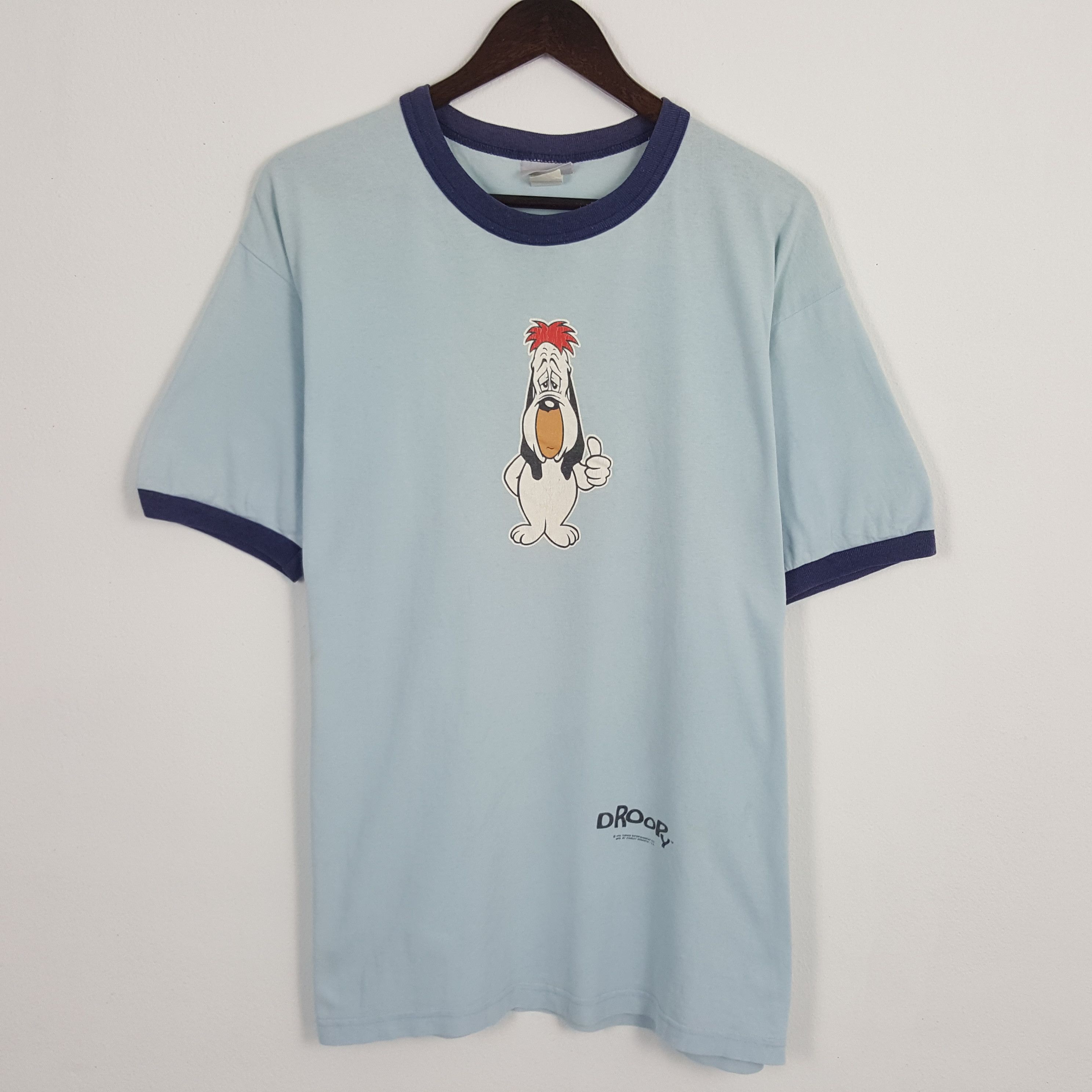 Cartoon Network × Japanese Brand × Vintage Vintage 90’s Droopy Japanese Cartoon Tshirt Size US L / EU 52-54 / 3 - 1 Thumbnail