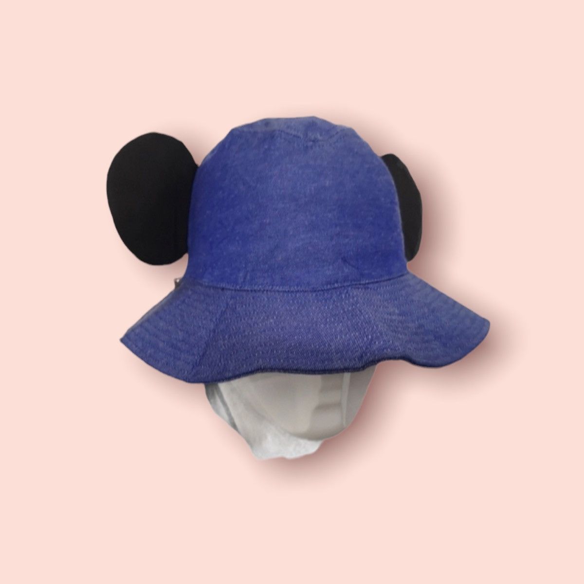 Disney VINTAGE MICKEY MOUSE EARS BUCKET HAT TOKYO DISNEYLAND Size ONE SIZE - 2 Thumbnail