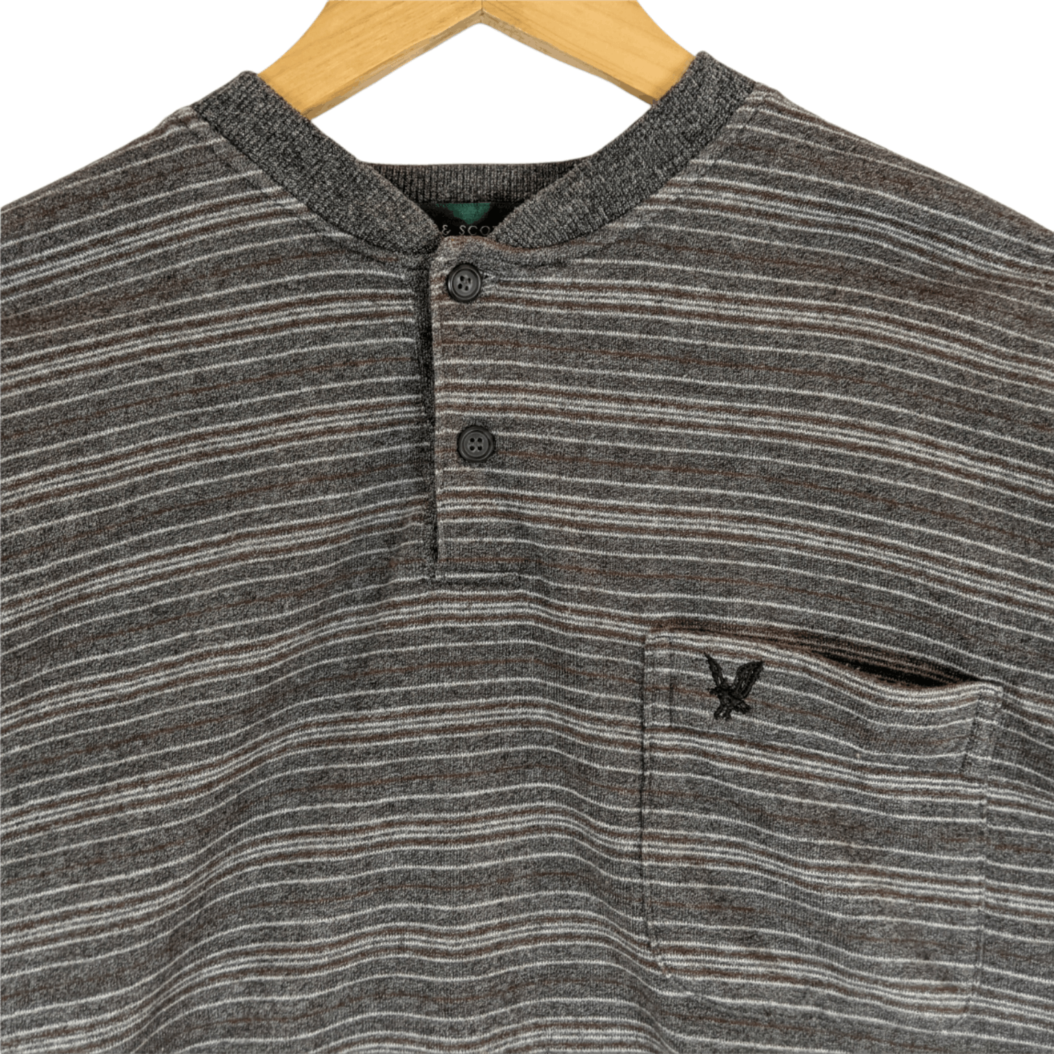 Lyle & Scott × Vintage Vintage LYLE & SCOTT Striped Retro Jumper Sweatshirt Size US M / EU 48-50 / 2 - 4 Thumbnail