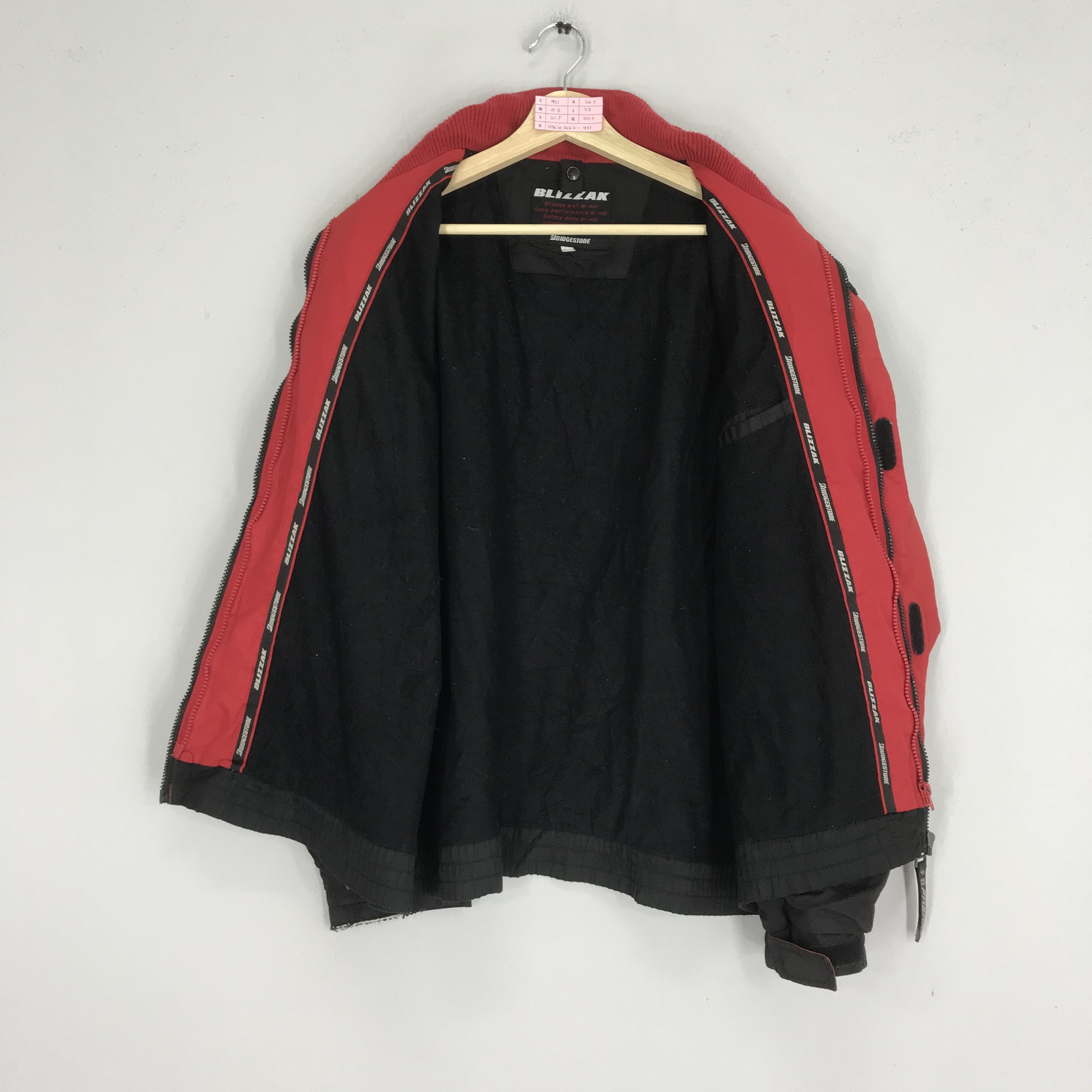 Japanese Brand Vintage Bridgestone Blizzak Motorsports Racing Jacket Size US XL / EU 56 / 4 - 3 Thumbnail