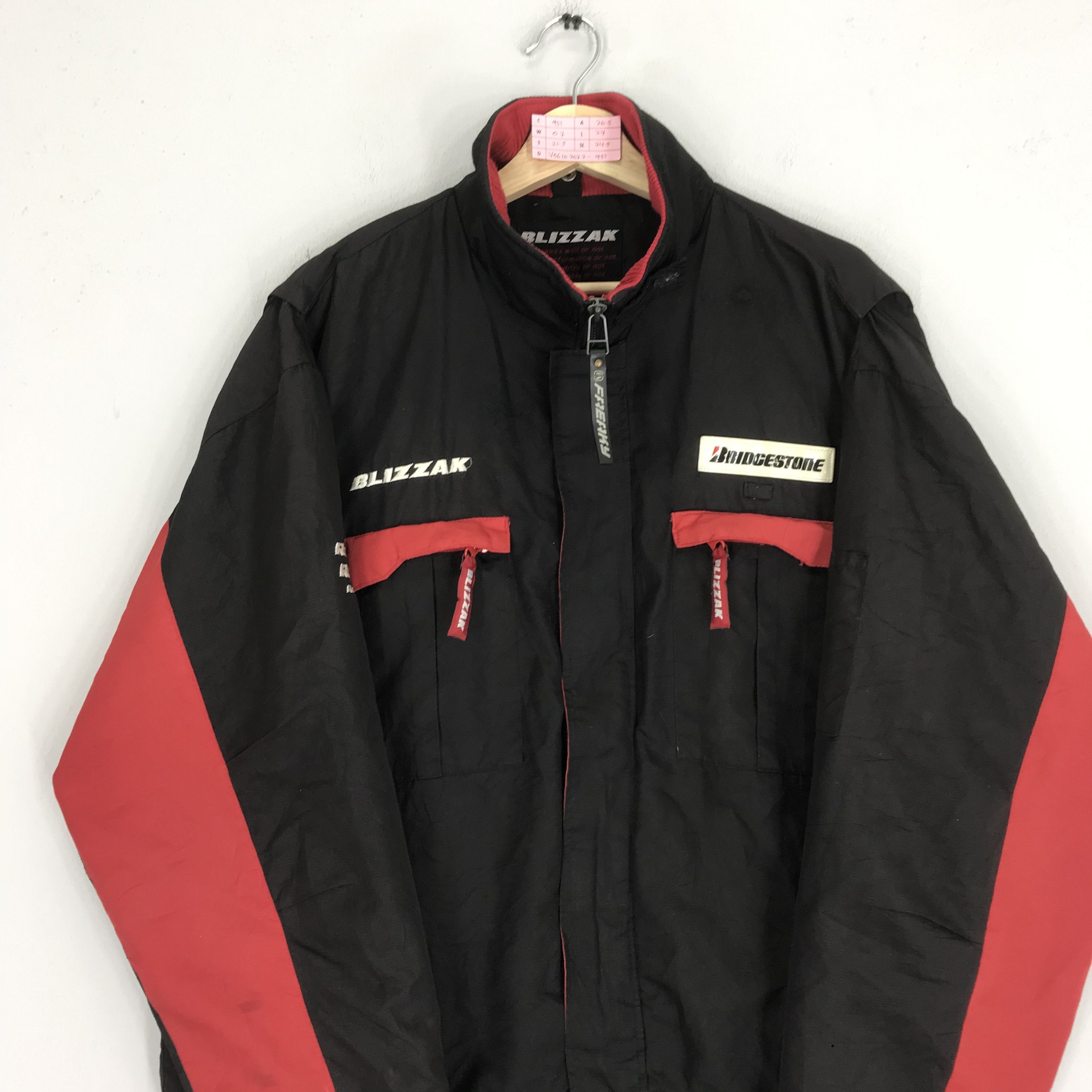Japanese Brand Vintage Bridgestone Blizzak Motorsports Racing Jacket Size US XL / EU 56 / 4 - 4 Thumbnail