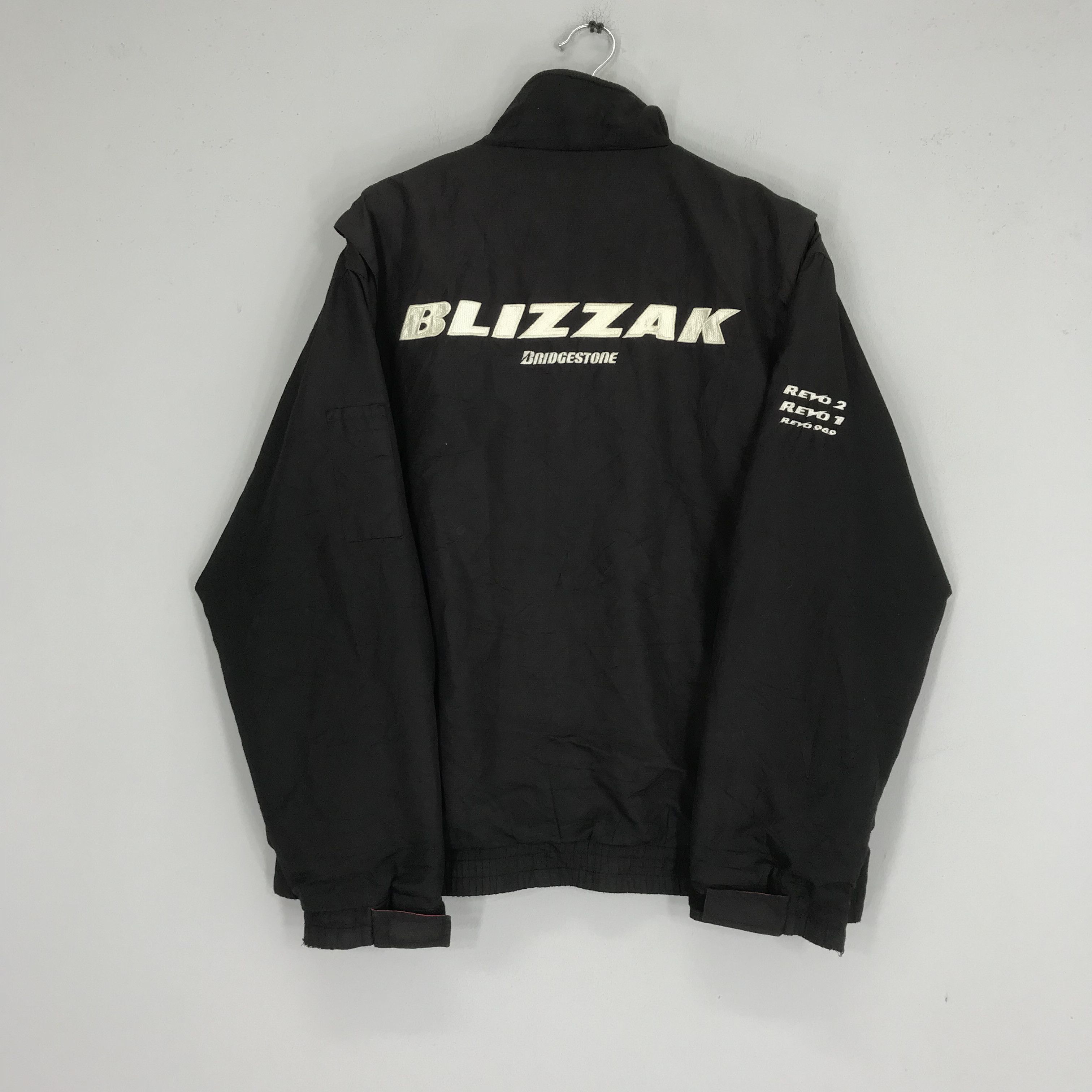 Japanese Brand Vintage Bridgestone Blizzak Motorsports Racing Jacket Size US XL / EU 56 / 4 - 2 Thumbnail