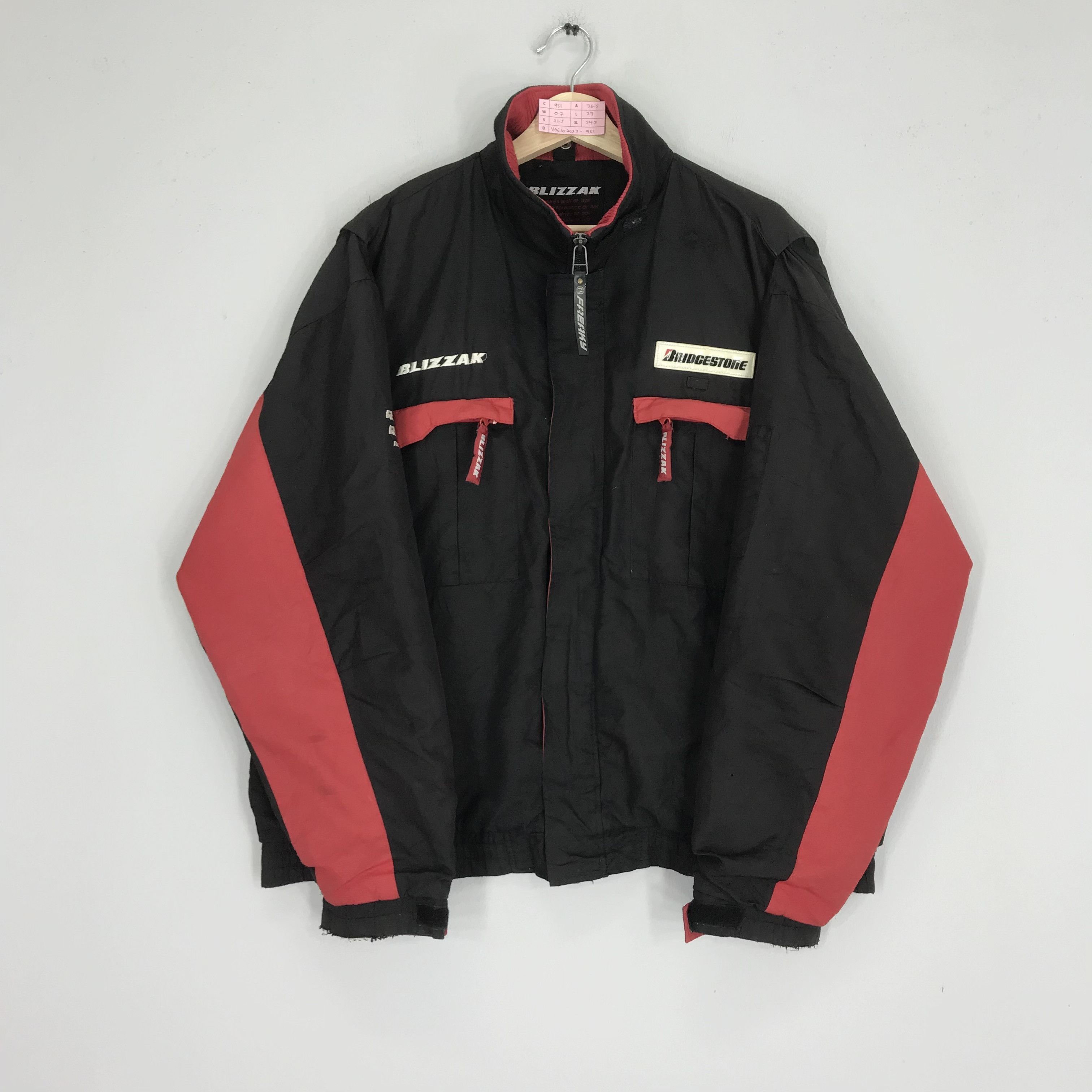 Japanese Brand Vintage Bridgestone Blizzak Motorsports Racing Jacket Size US XL / EU 56 / 4 - 1 Thumbnail