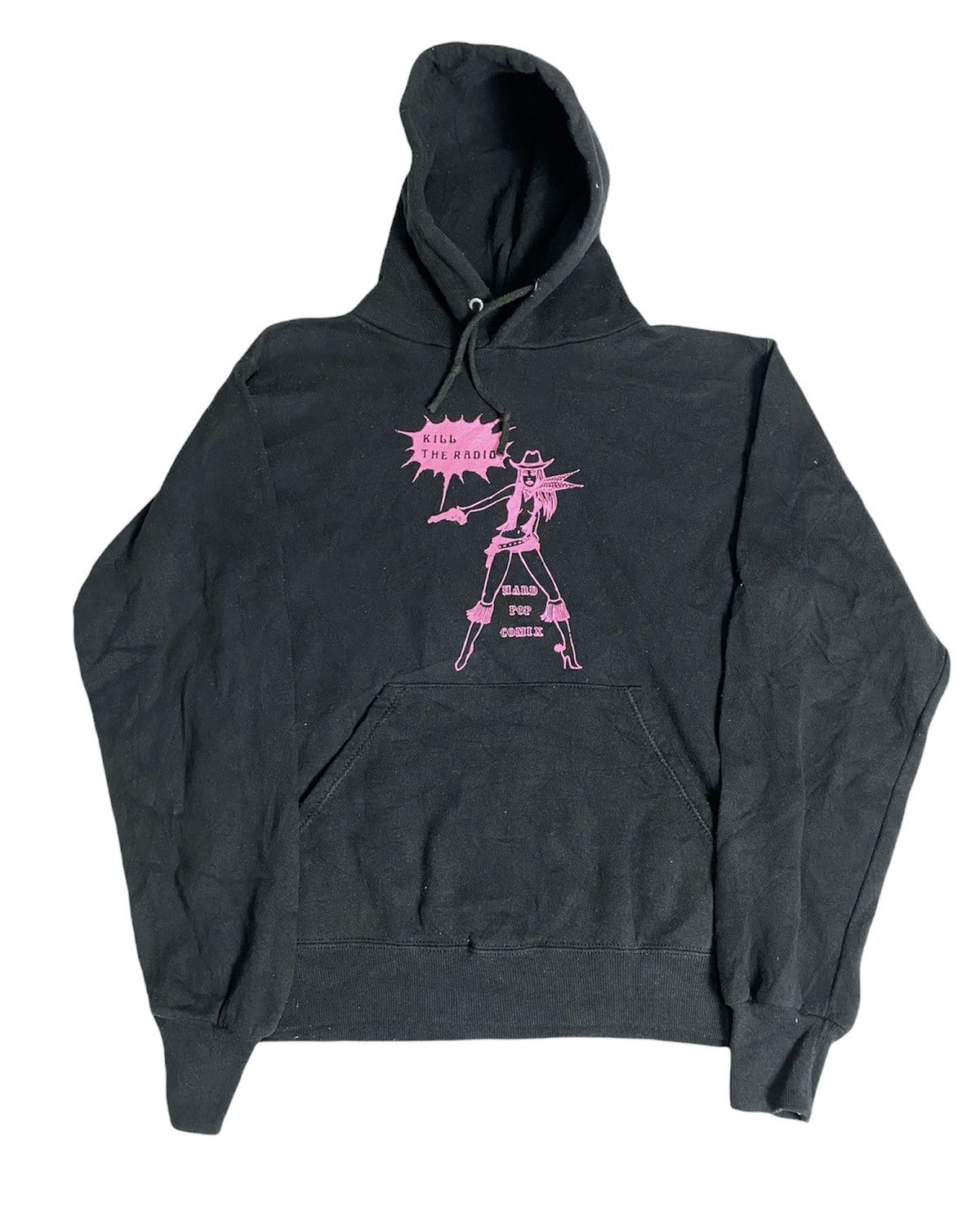 Vintage Vintage Jerzees 50/50 Hoodie Hard Pop Comix Size US S / EU 44-46 / 1 - 1 Thumbnail