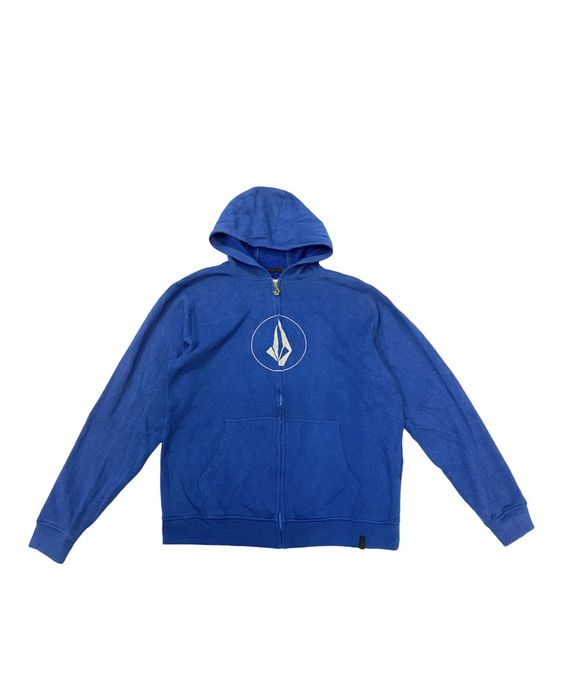 Vintage Volcom Logo Zipper Hoodie Grailed