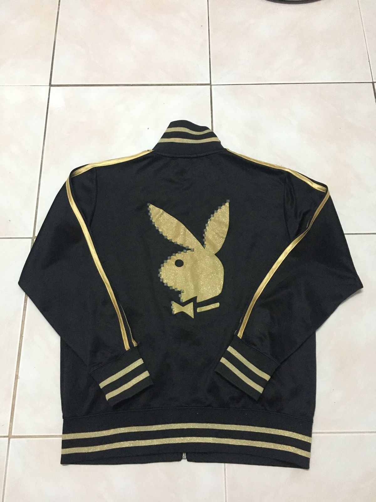 Japanese Brand × Playboy × Vintage Playboy big logo jacket zipper Size US L / EU 52-54 / 3 - 1 Thumbnail