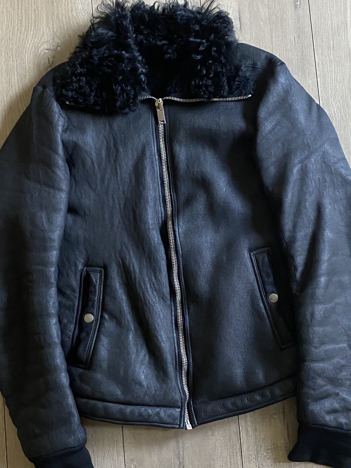 Lamb lined outlet jacket