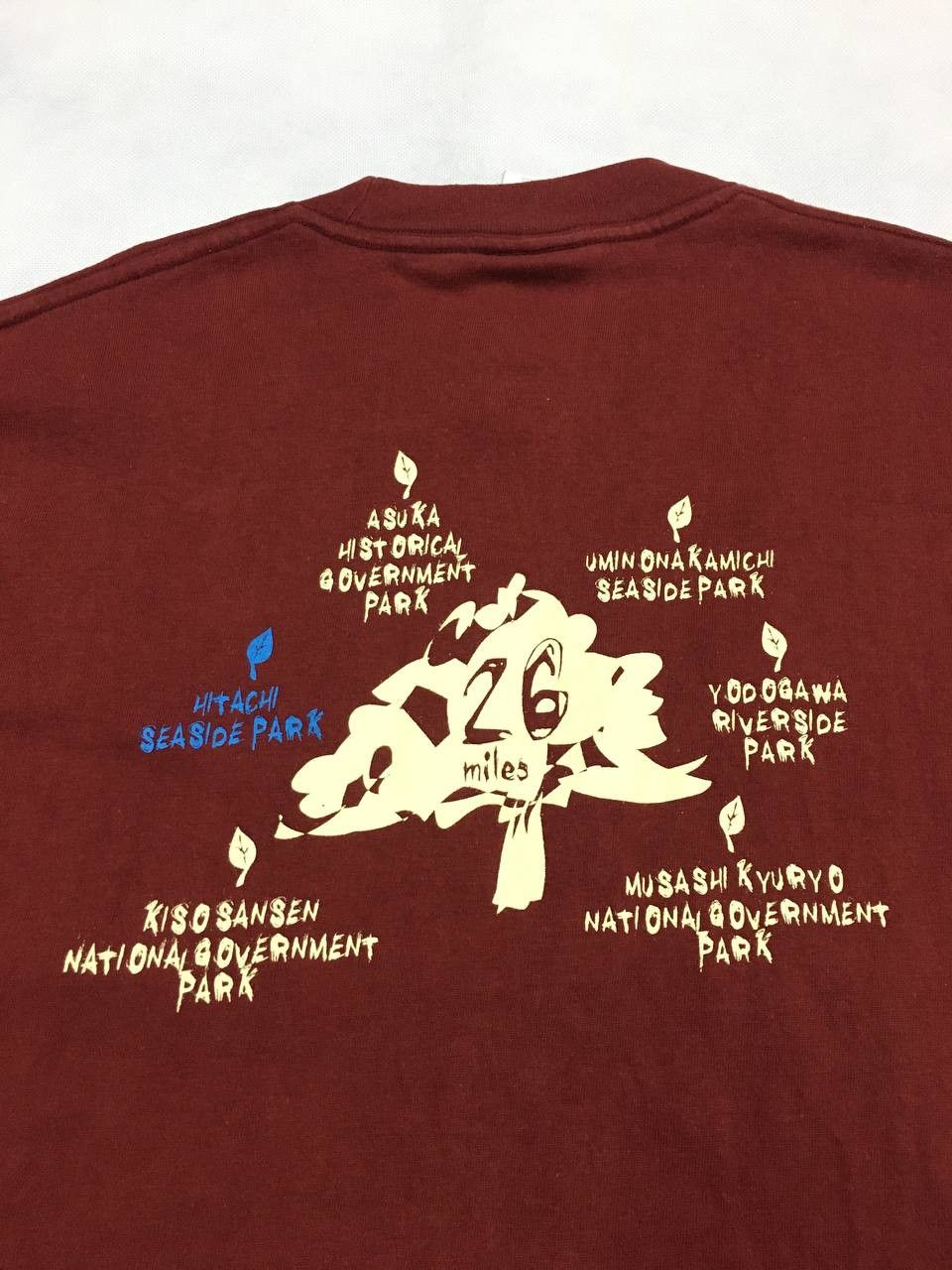 Nike × Vintage Vintage 00 Nike Relay Marathon Center Swoosh Tee Size US L / EU 52-54 / 3 - 10 Thumbnail
