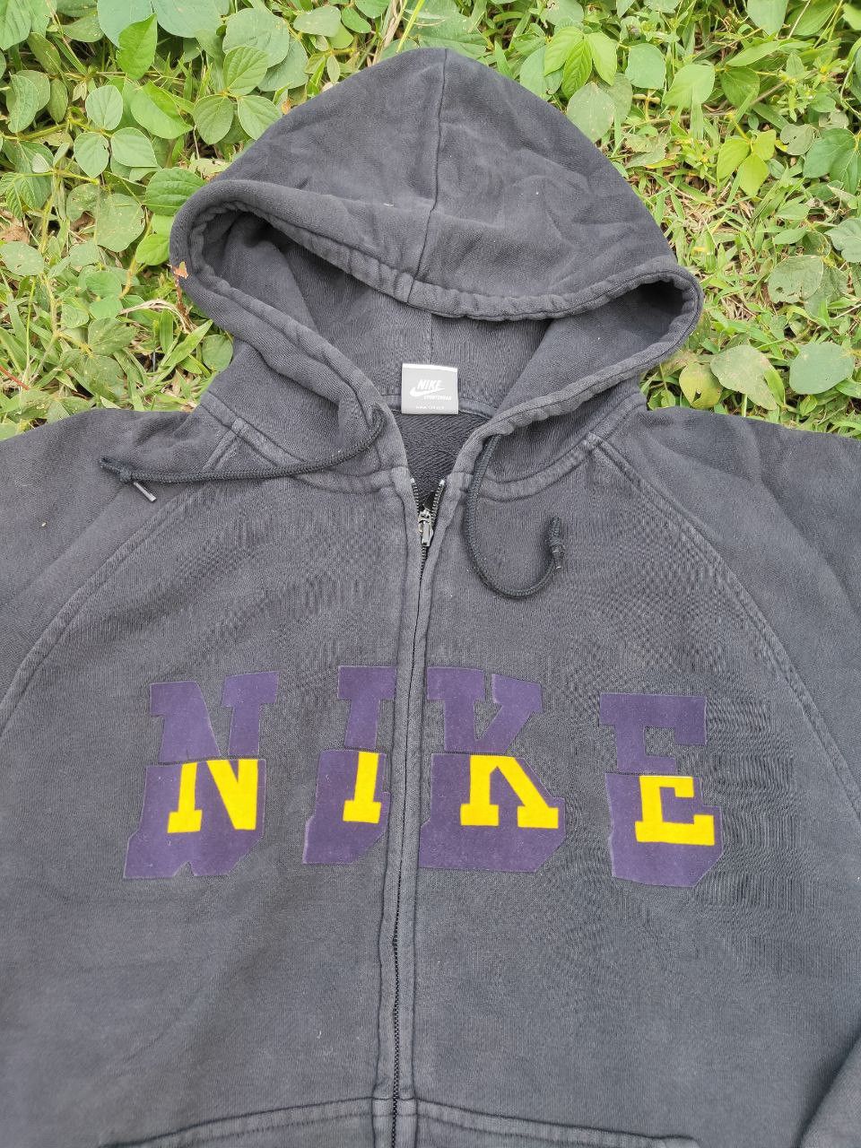 Nike × Vintage Vintage Nike Spell Out Hoodie Size US XL / EU 56 / 4 - 2 Thumbnail