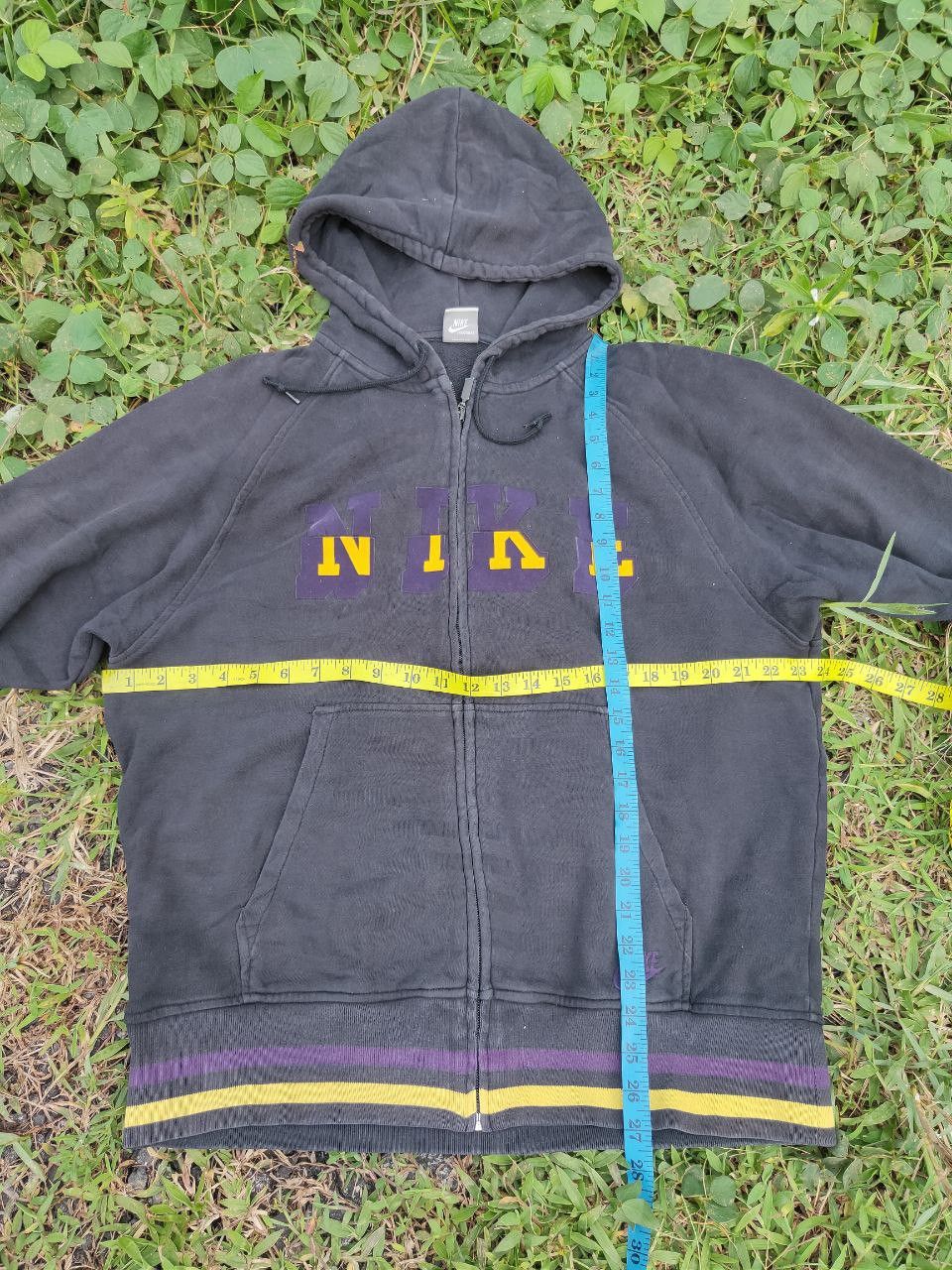Nike × Vintage Vintage Nike Spell Out Hoodie Size US XL / EU 56 / 4 - 11 Thumbnail