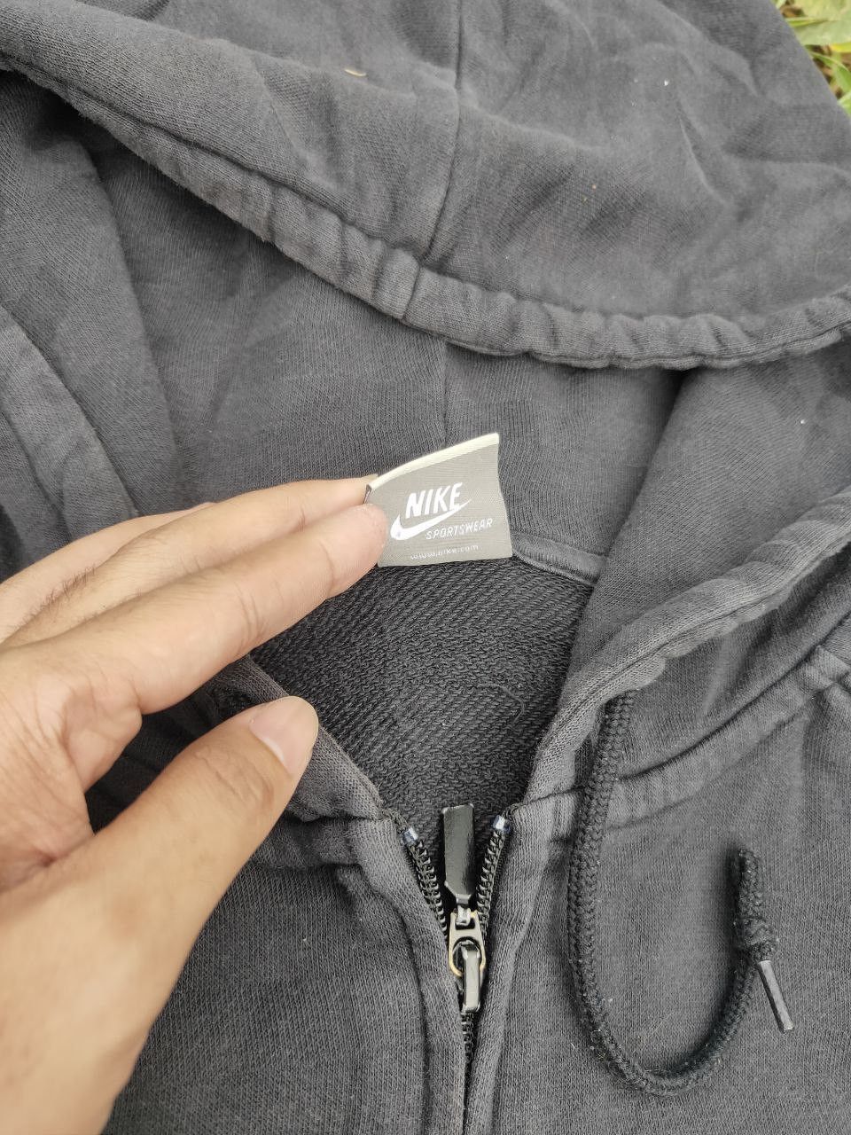 Nike × Vintage Vintage Nike Spell Out Hoodie Size US XL / EU 56 / 4 - 6 Thumbnail