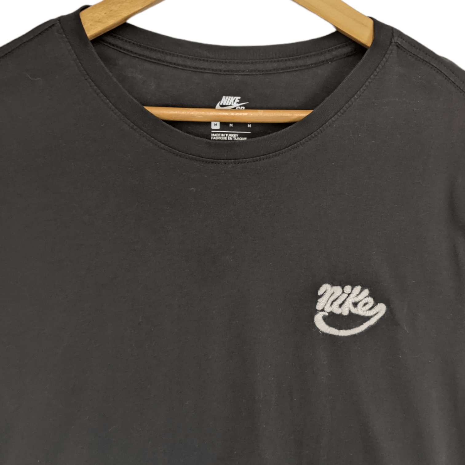 Nike NIKE Plain Black T-Shirt Size US M / EU 48-50 / 2 - 4 Thumbnail