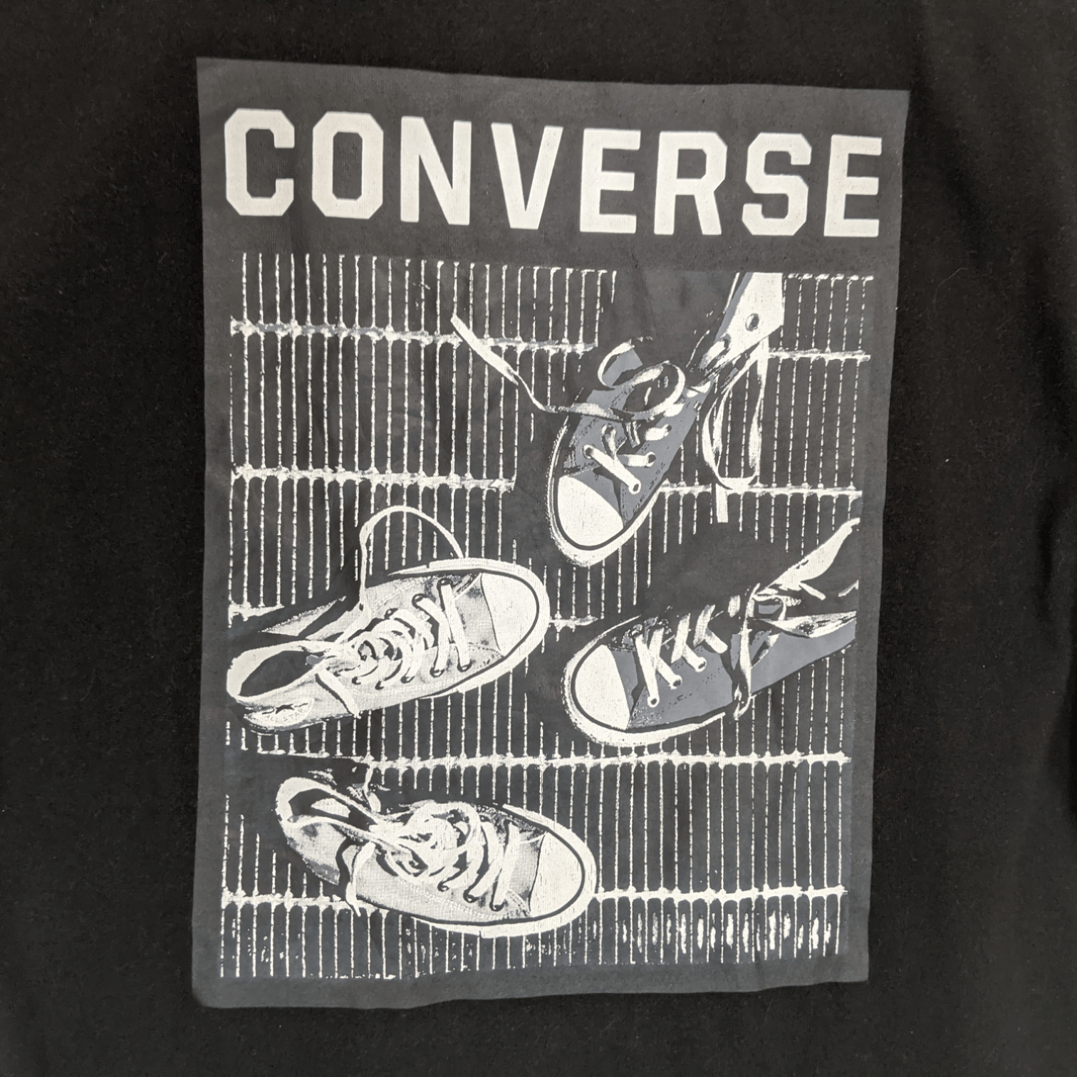 Converse CONVERSE All Star Jack Parcel Shoes Graphic Image T-Shirt Size US L / EU 52-54 / 3 - 5 Thumbnail