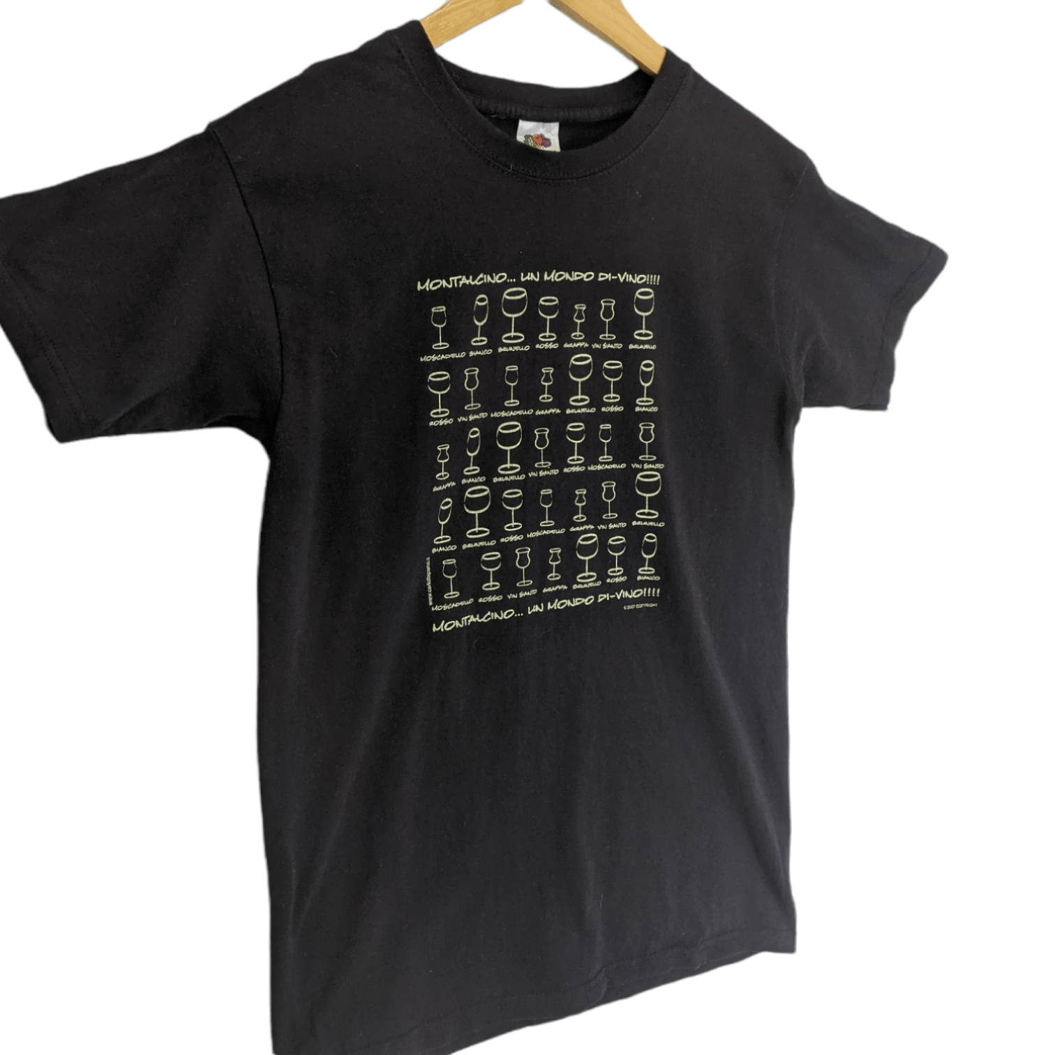 Fruit Of The Loom Italian MONTALCINO Wine 2007 T-Shirt Size US S / EU 44-46 / 1 - 3 Thumbnail
