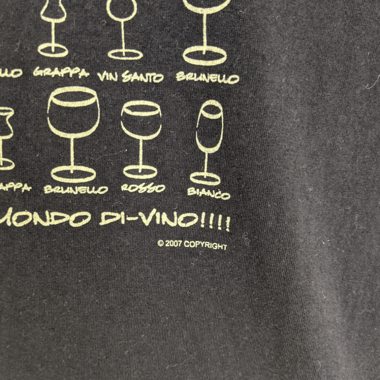 Fruit Of The Loom Italian MONTALCINO Wine 2007 T-Shirt Size US S / EU 44-46 / 1 - 5 Thumbnail