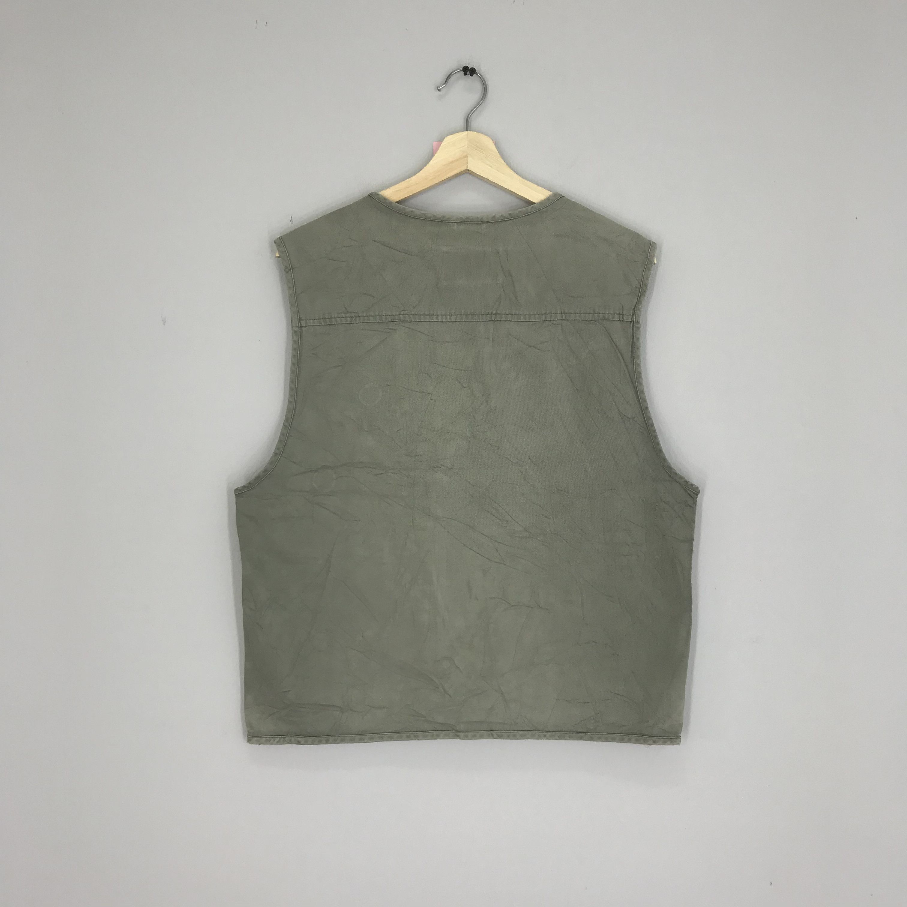 Fragment Design Vintage Aburaysia Green Colour Sleeveless Jacket Size US M / EU 48-50 / 2 - 2 Thumbnail