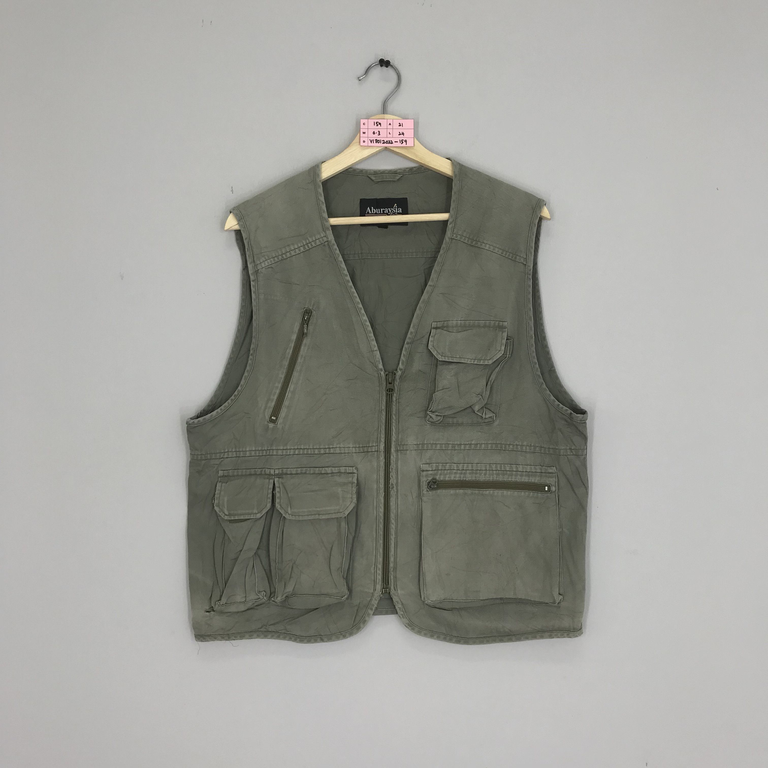 Fragment Design Vintage Aburaysia Green Colour Sleeveless Jacket Size US M / EU 48-50 / 2 - 1 Thumbnail