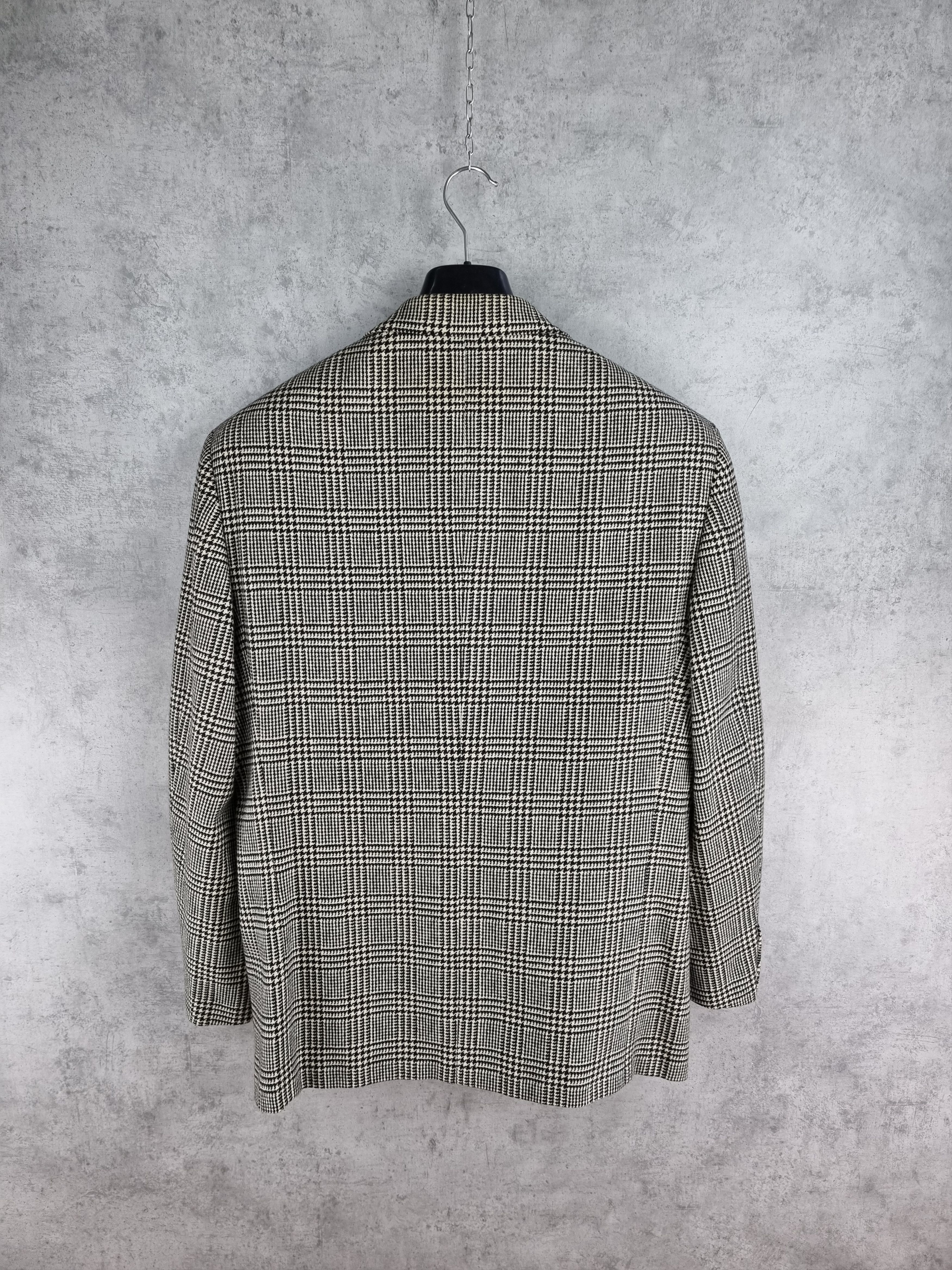 Valentino Vintage 90 VALENTINO Plaid Wool Formal Blazer Size US M / EU 48-50 / 2 - 18 Thumbnail
