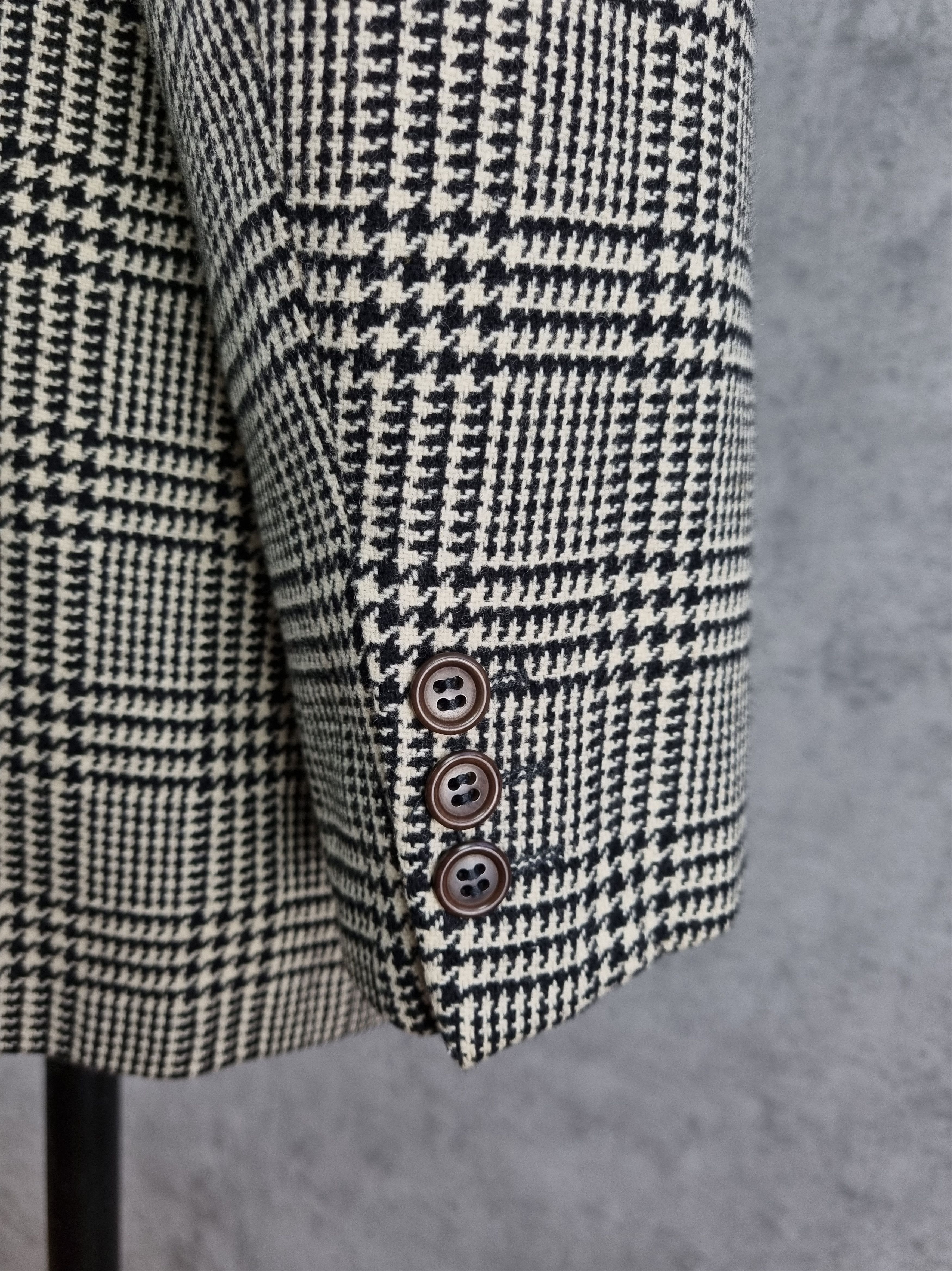 Valentino Vintage 90 VALENTINO Plaid Wool Formal Blazer Size US M / EU 48-50 / 2 - 17 Thumbnail