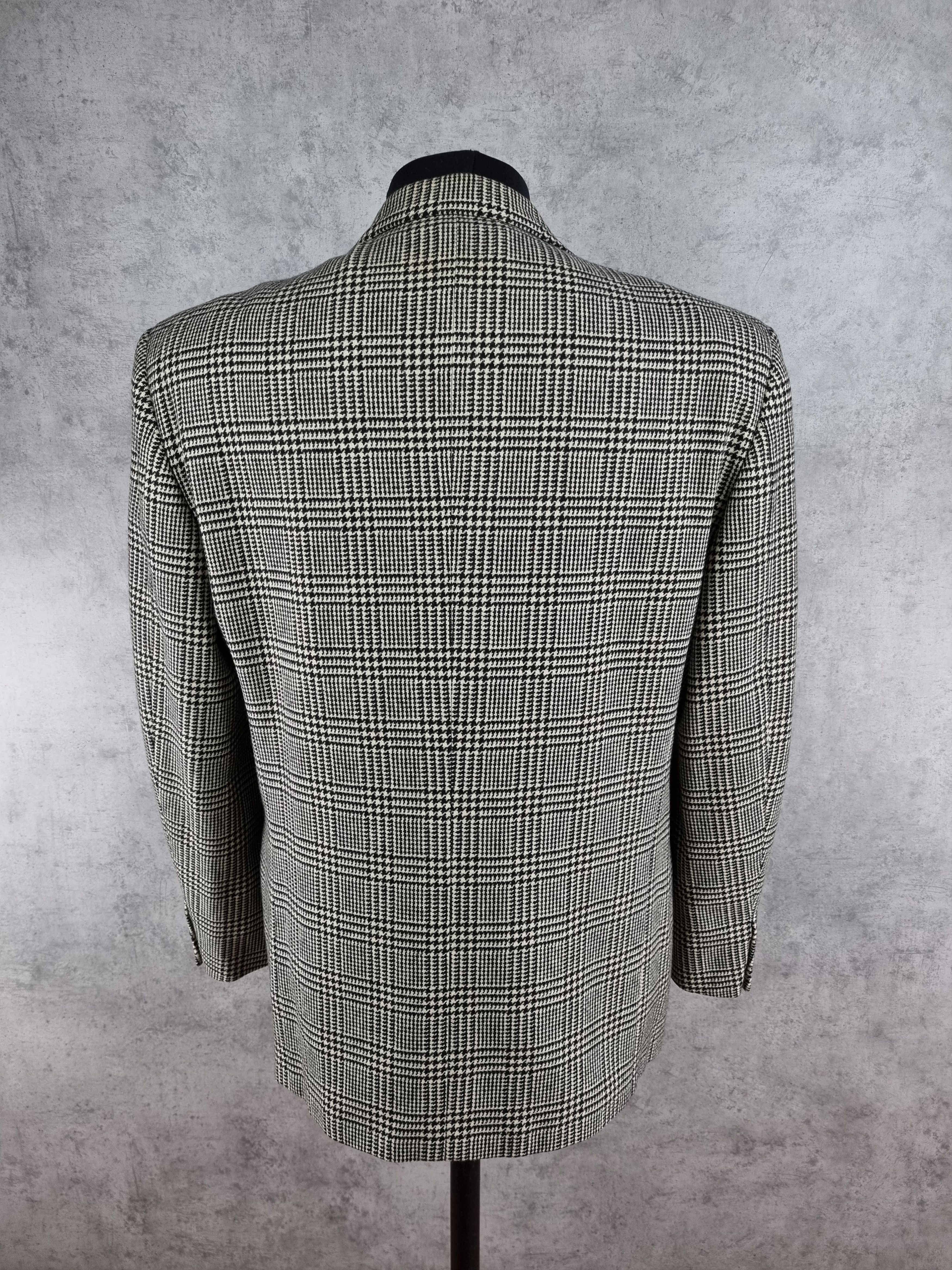 Valentino Vintage 90 VALENTINO Plaid Wool Formal Blazer Size US M / EU 48-50 / 2 - 5 Thumbnail