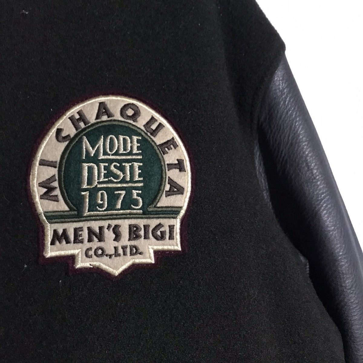 BIGI × Japanese Brand Vintage men’s bigi wool bomber varsity jacket Size US L / EU 52-54 / 3 - 8 Thumbnail