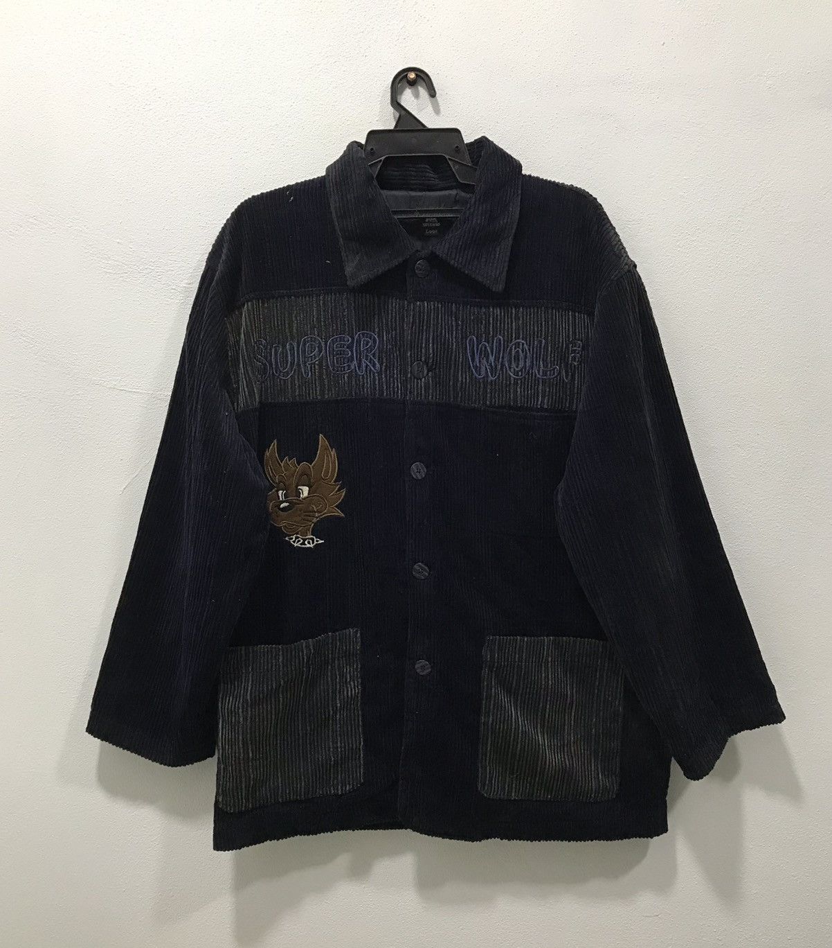 Designer × Vintage SUPER WOLF BIG LOGO COAT Size US L / EU 52-54 / 3 - 1 Thumbnail