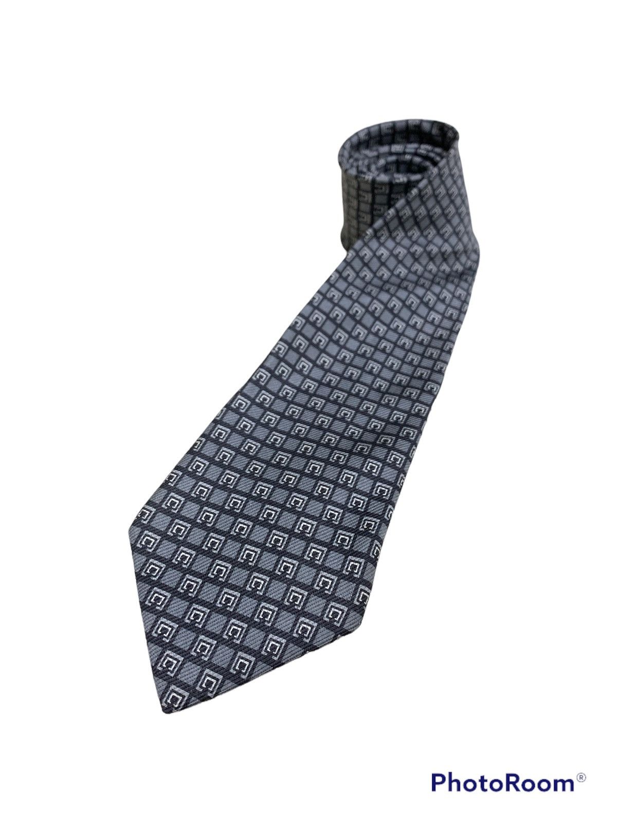 Dior FULL MONOGRAM PRINT SILK NECK TIE Size ONE SIZE - 1 Thumbnail