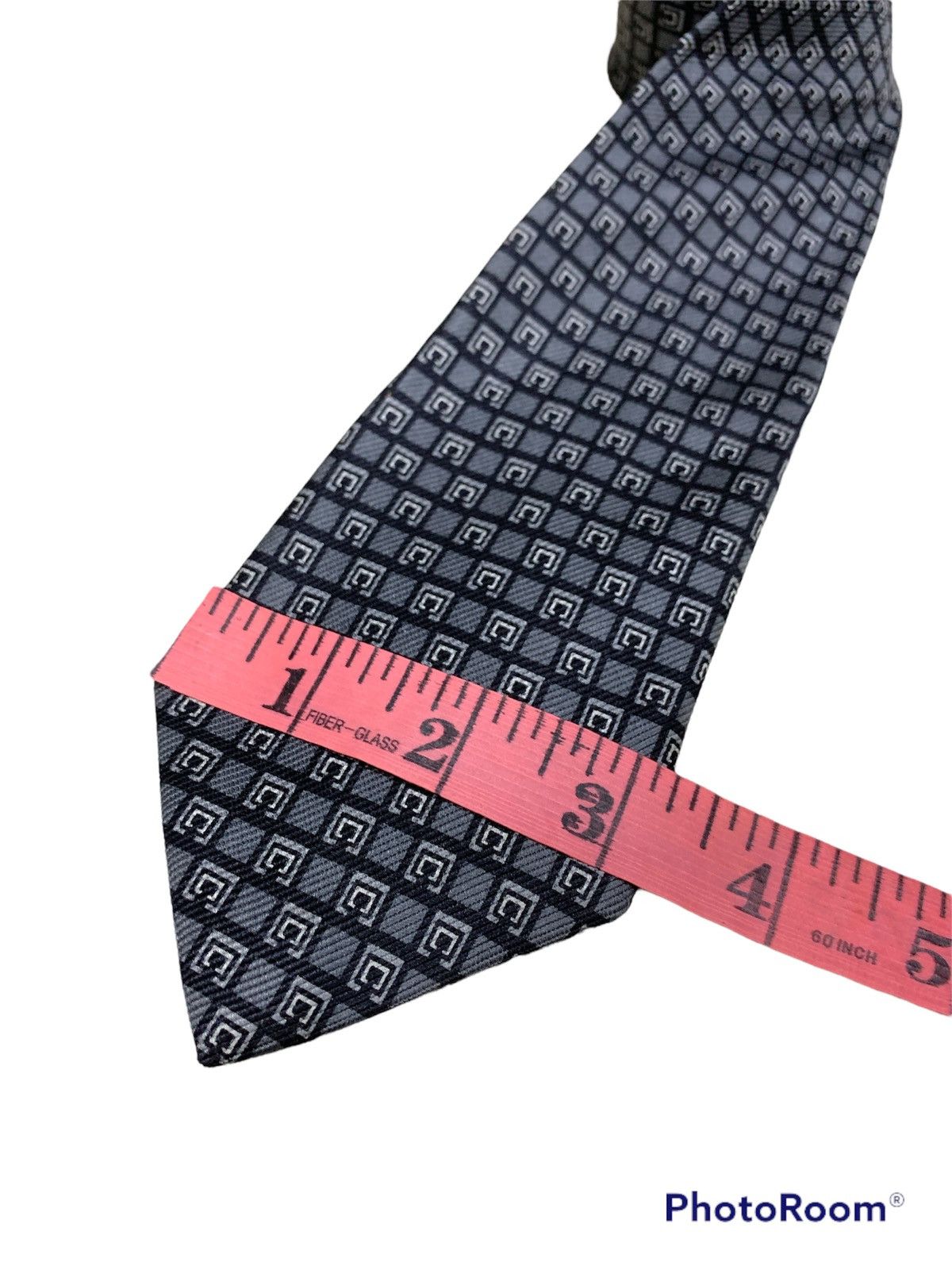 Dior FULL MONOGRAM PRINT SILK NECK TIE Size ONE SIZE - 2 Thumbnail