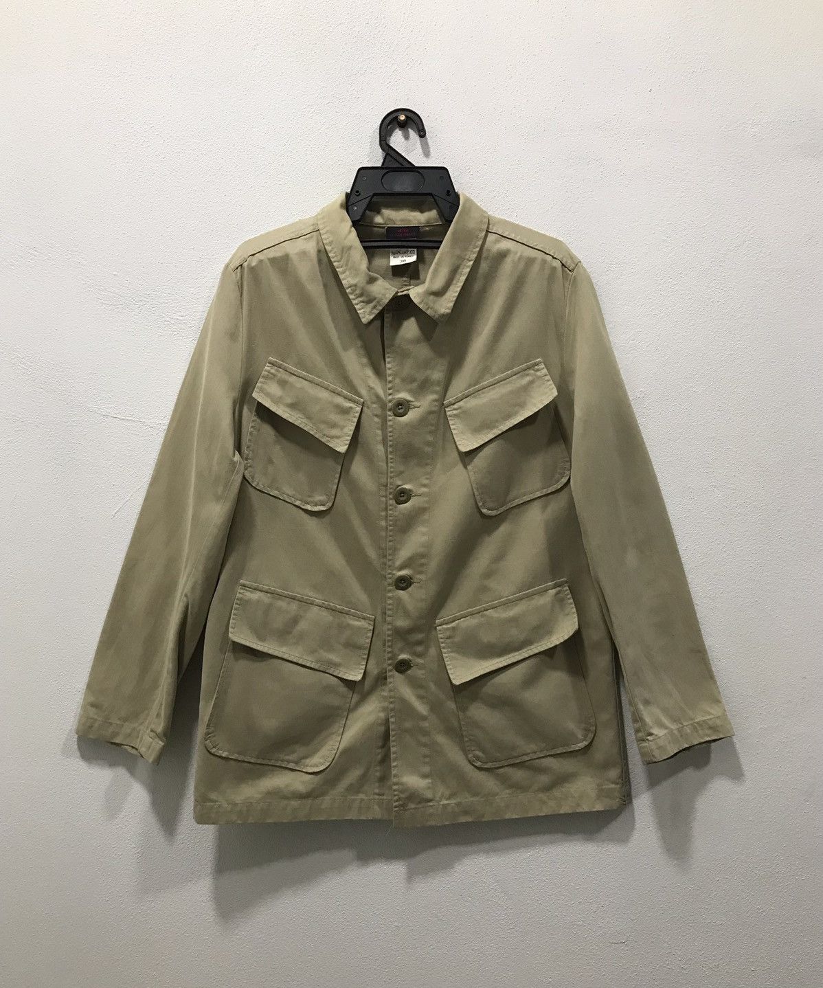 image of Vintage Vetra Le Lude France Jacket Button Up in Beige, Men's (Size Medium)